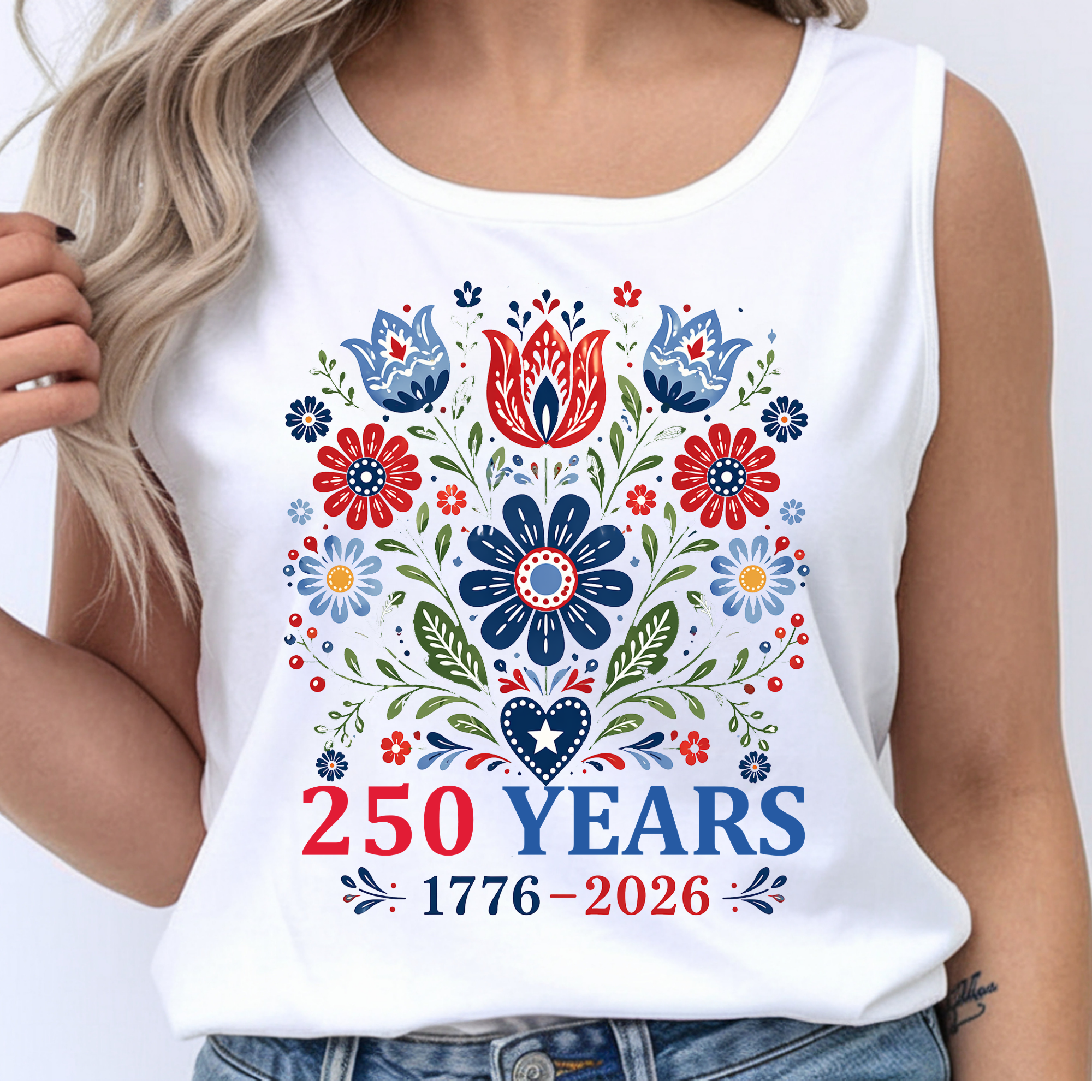 America 250 Years Tank Top