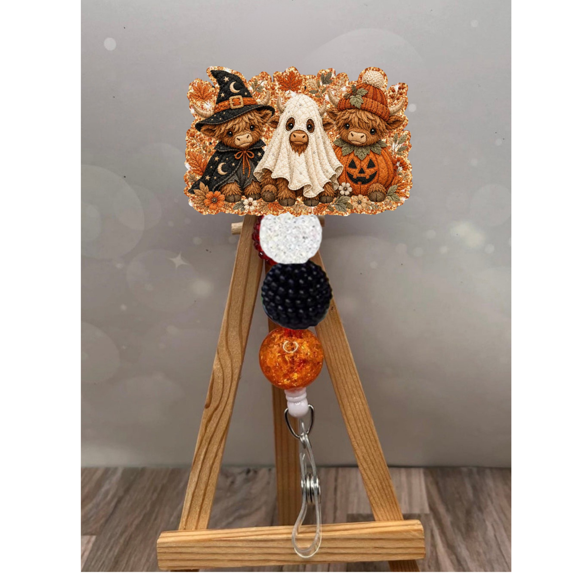 Cute Trick or Moo Badge Pull