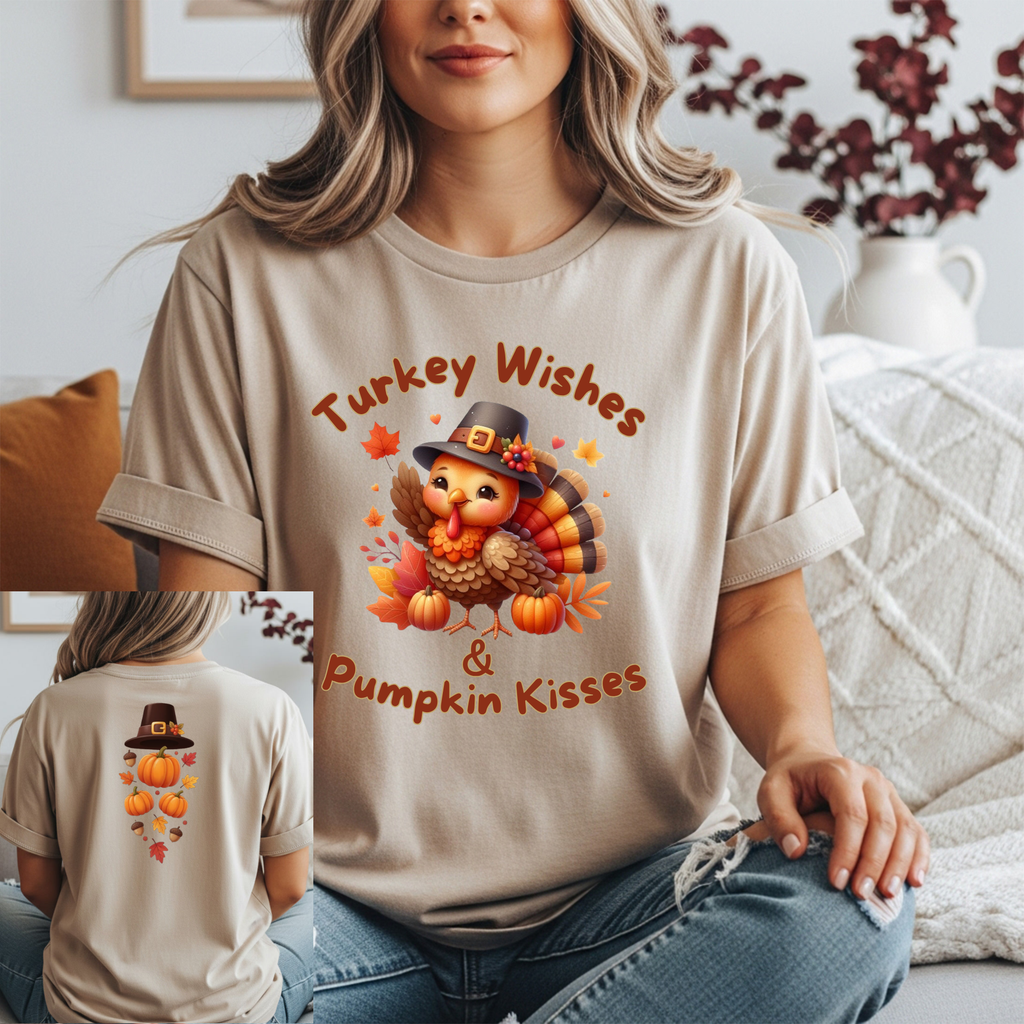 Turkey Wishes Tee – Front & Back Design