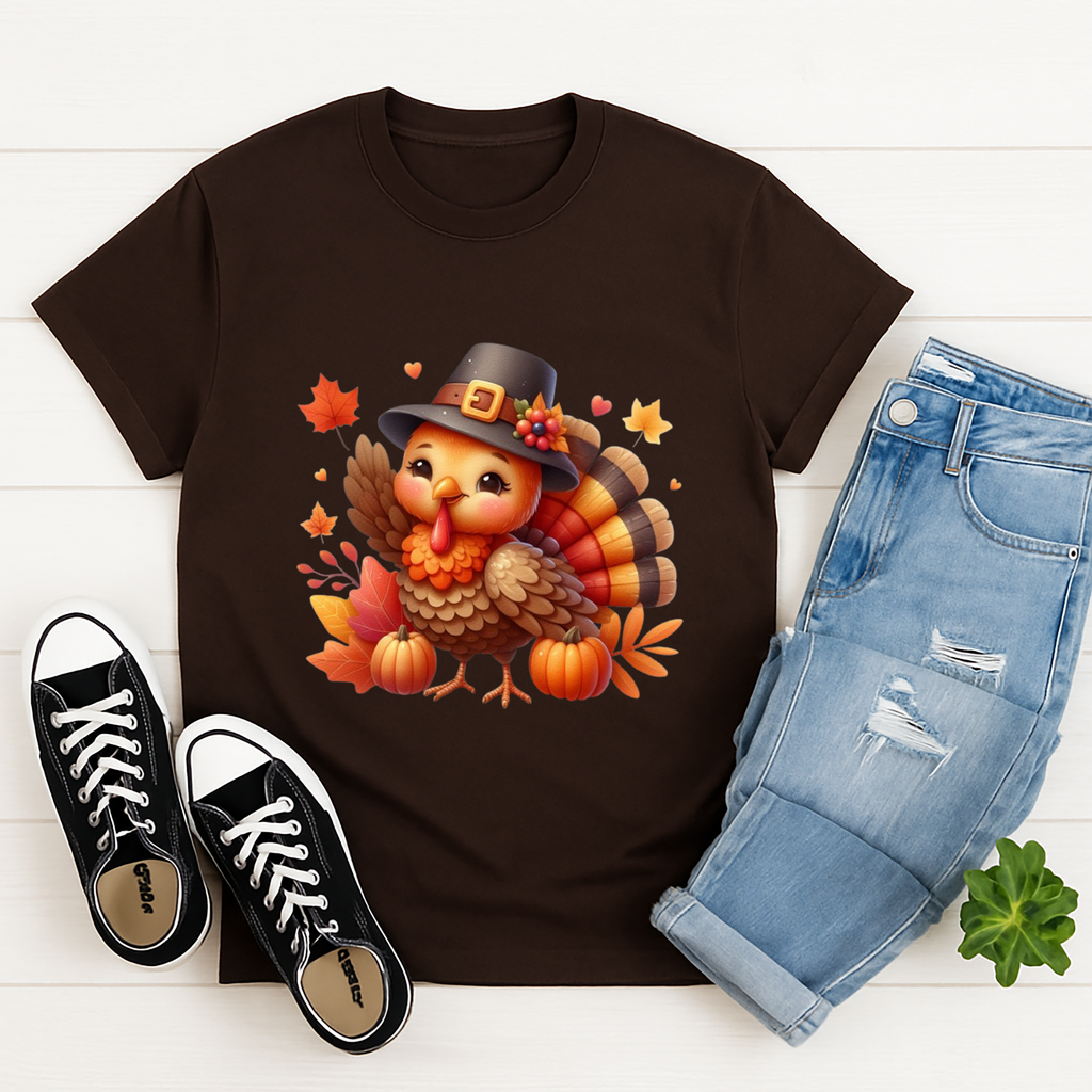 Turkey Tee | Thanksgiving Short Sleeve Graphic T-Shirt
