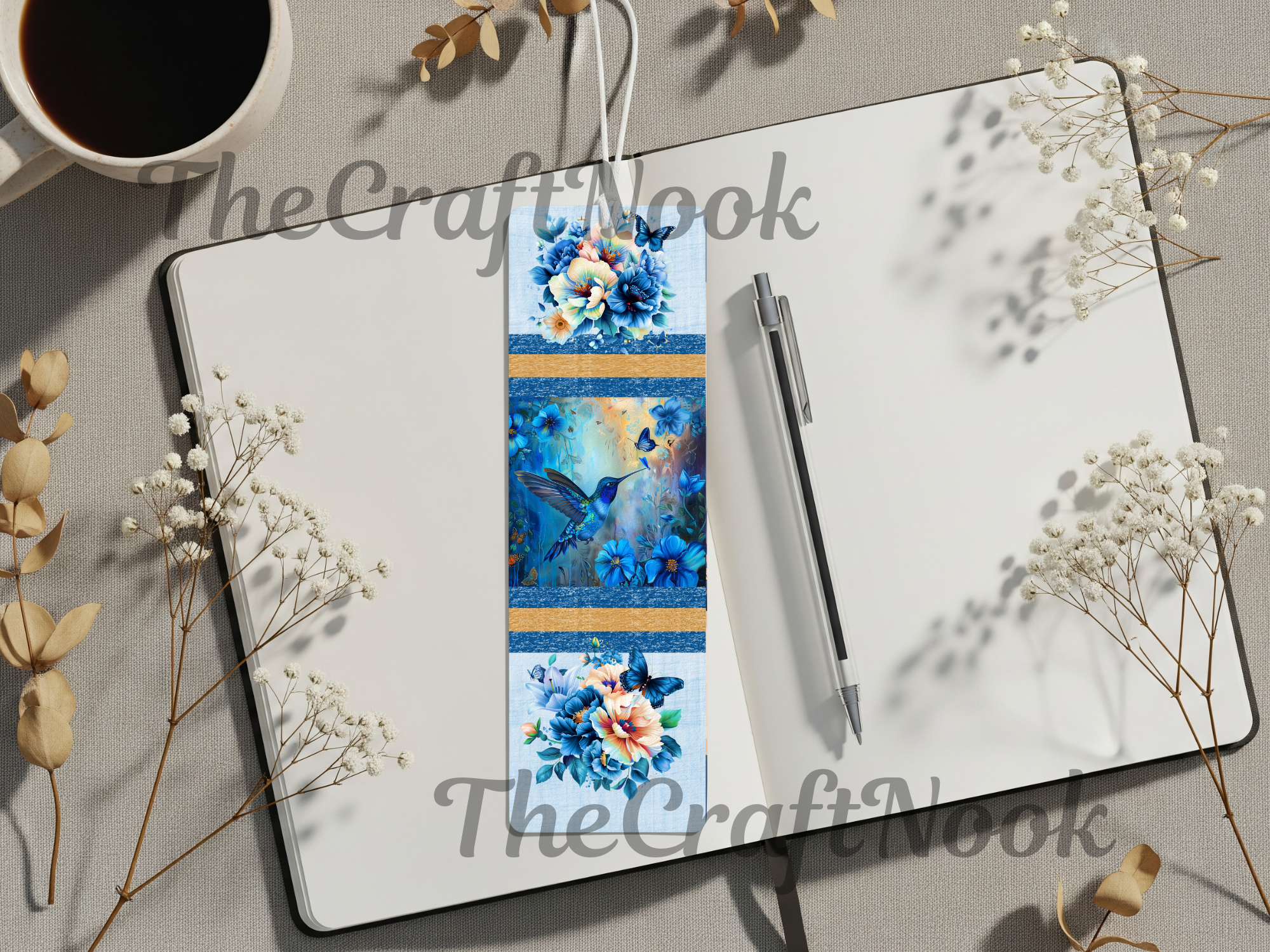 Aluminum Metal Bookmarks, Hummingbird Images Let your next chapter bloom. 🌺✨