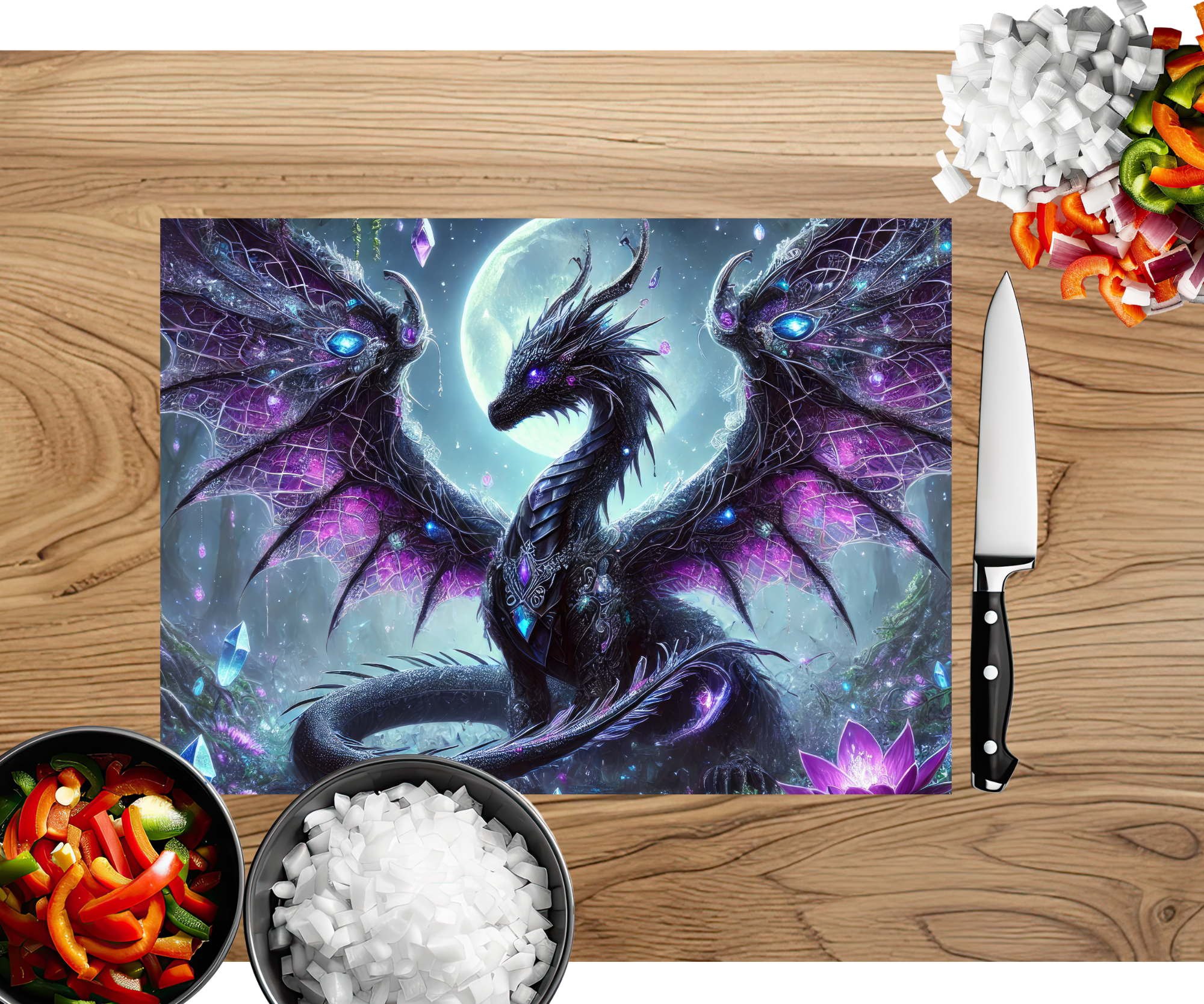Majestic Dragon Scales Cutting Board