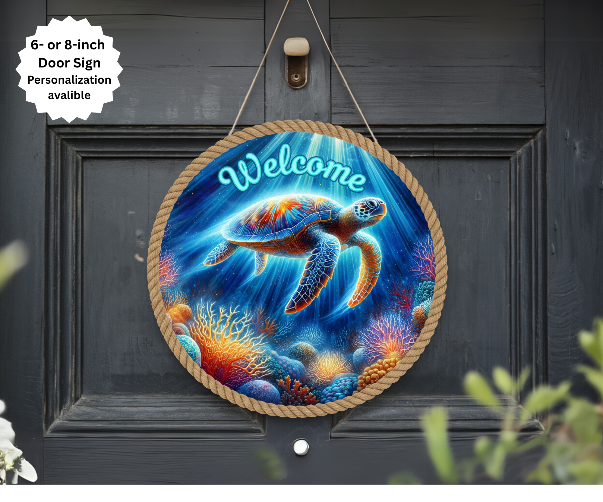 Sea Turtle Door Signs