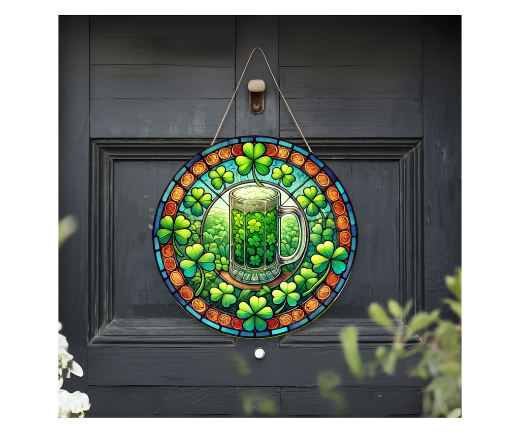 Lucky Charm Front Door Sign – St. Patrick’s Day Edition