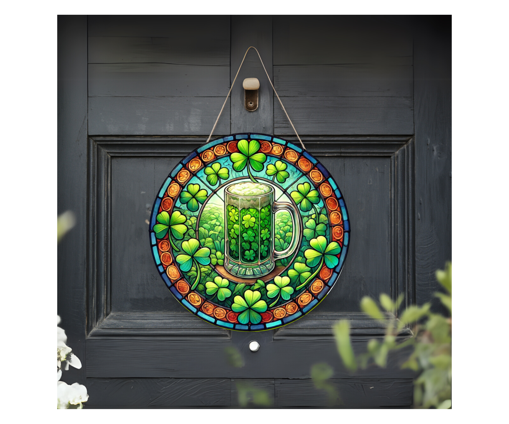 Lucky Charm Front Door Sign – St. Patrick’s Day Edition