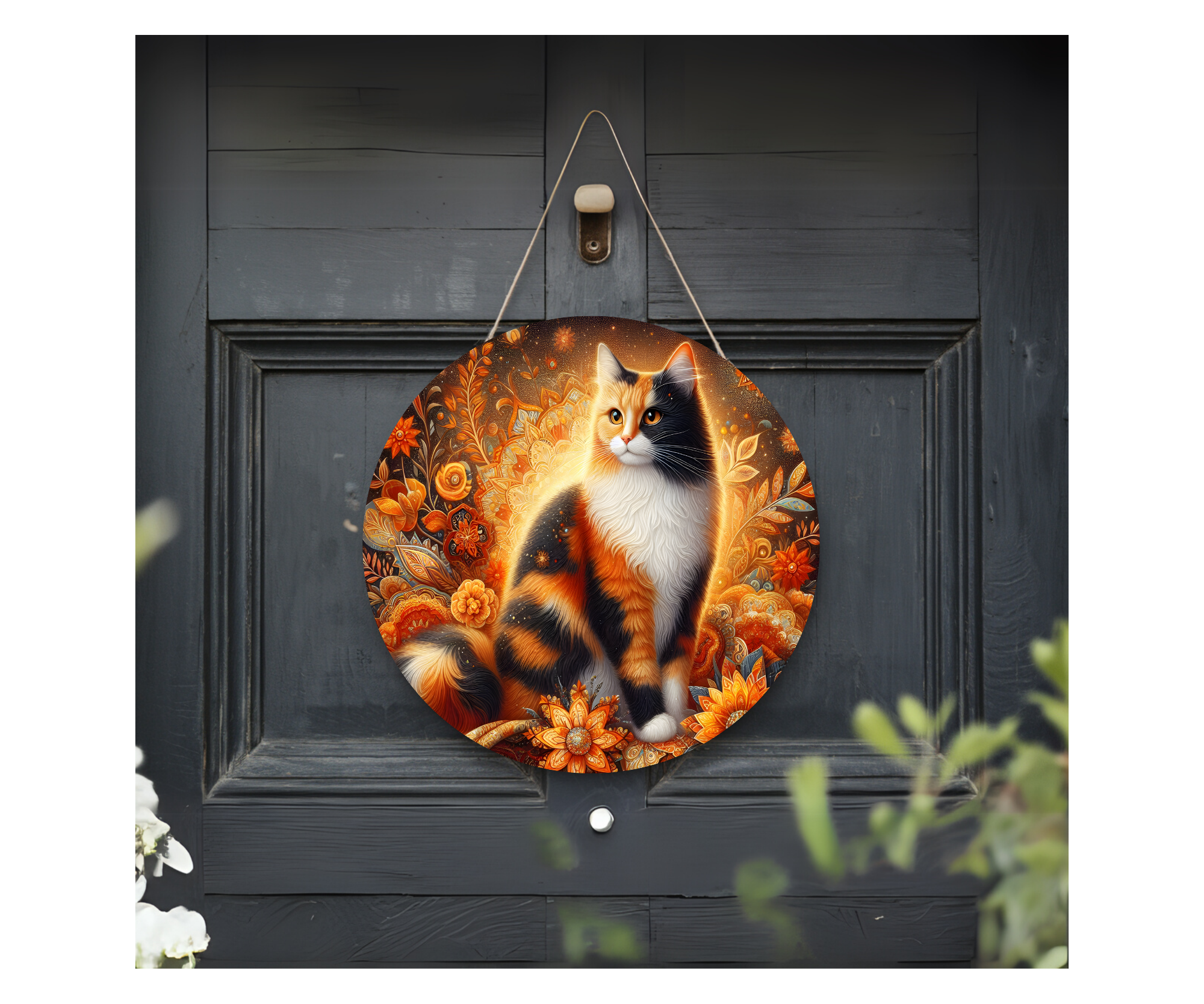 Purr‑sonality Lives Here Cat Door signs