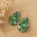 Emerald Clover Earrings