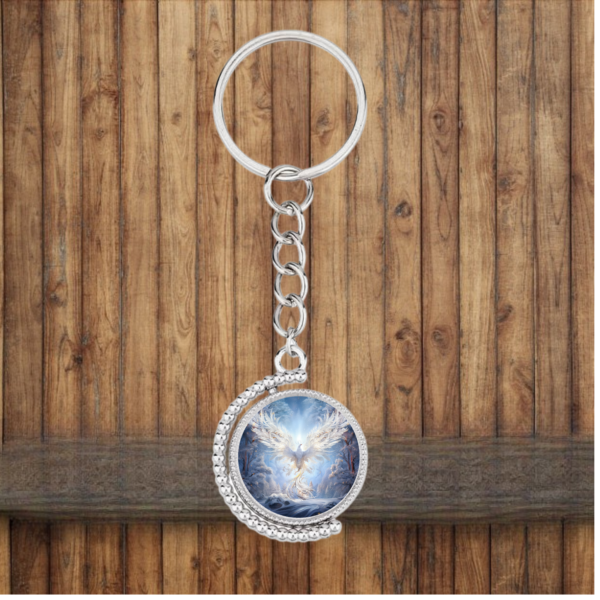 Phoenix Bezel Keychain