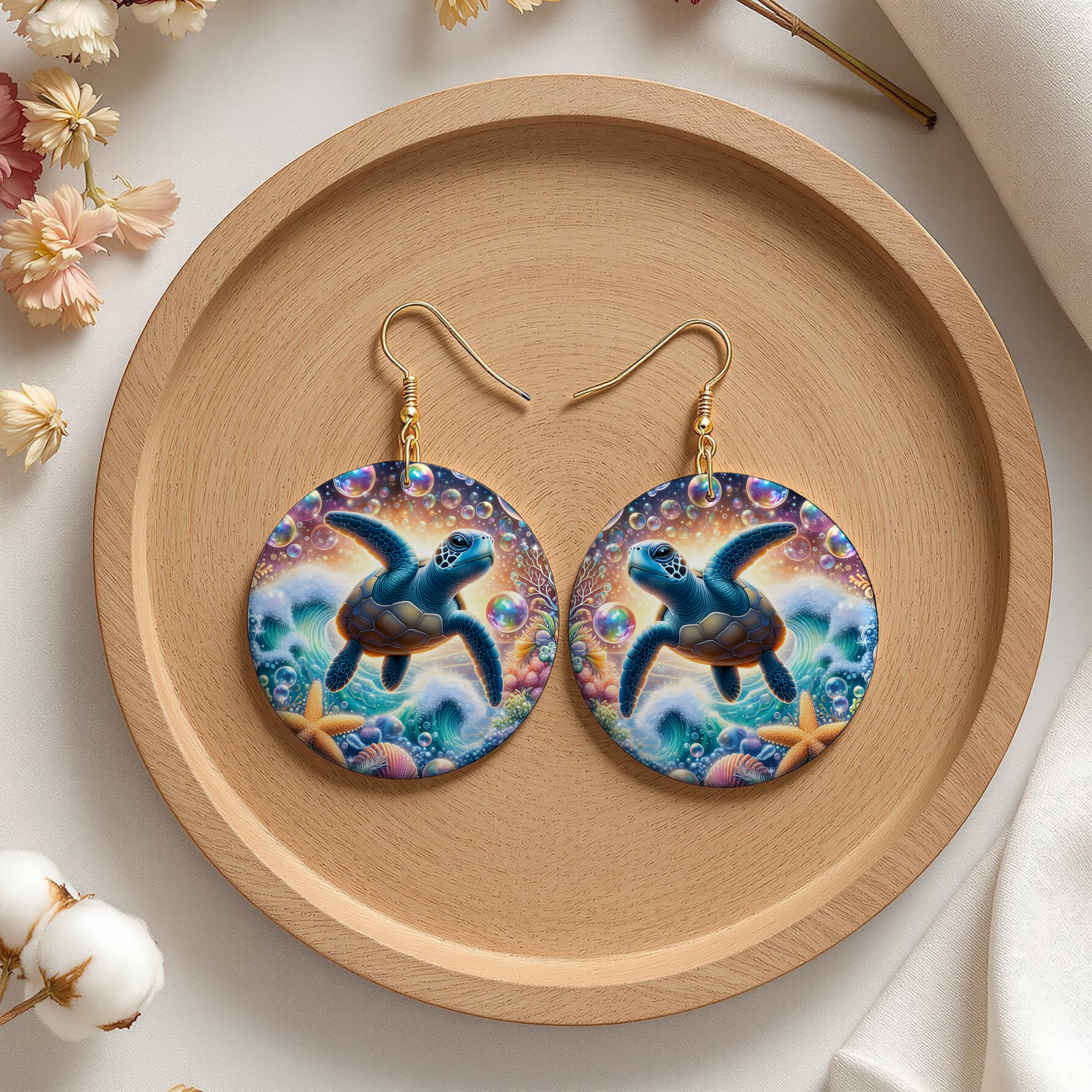 Sea Turtle Earrings — Choose Your Design