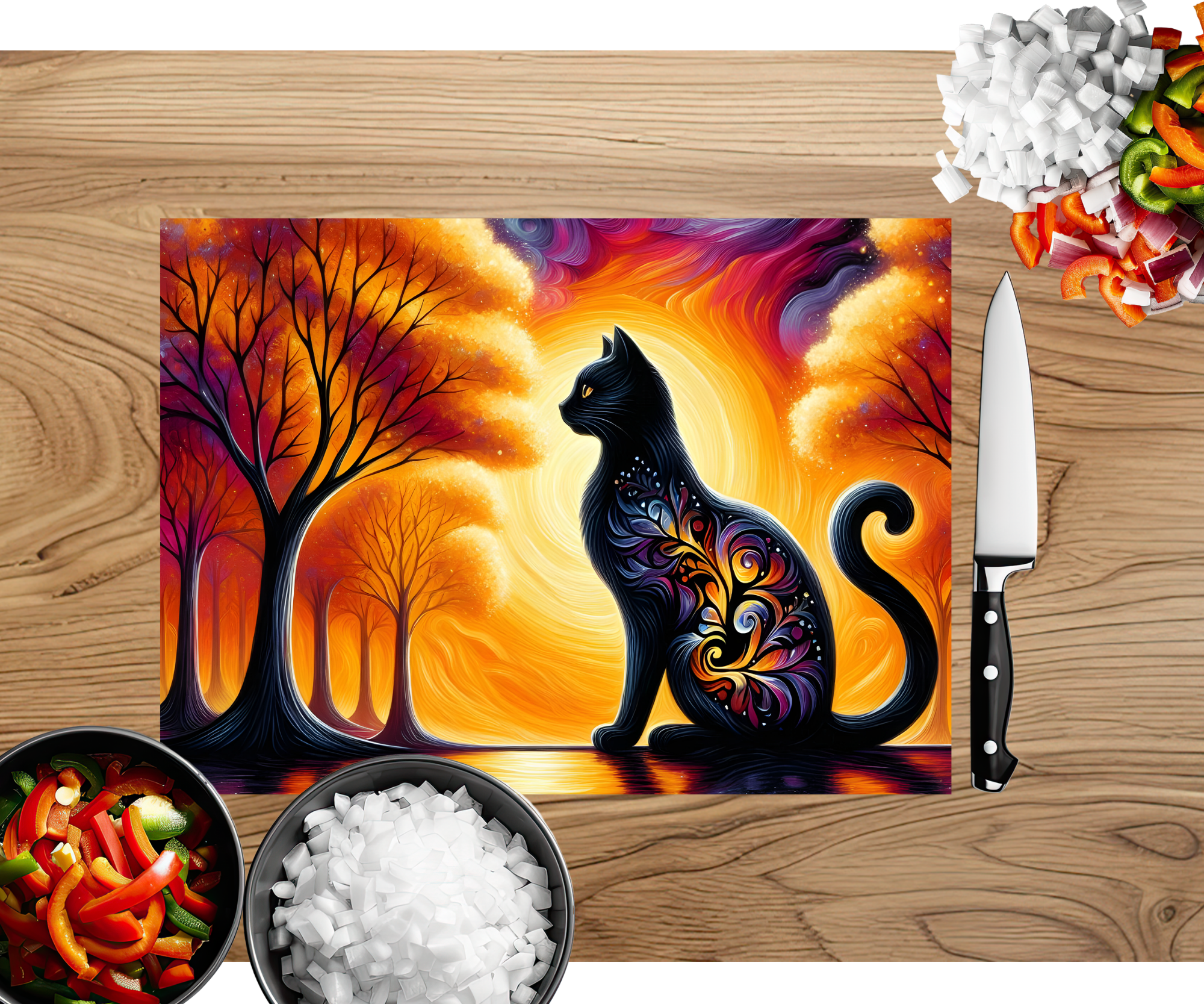 Purrfect Prep Cutting Board