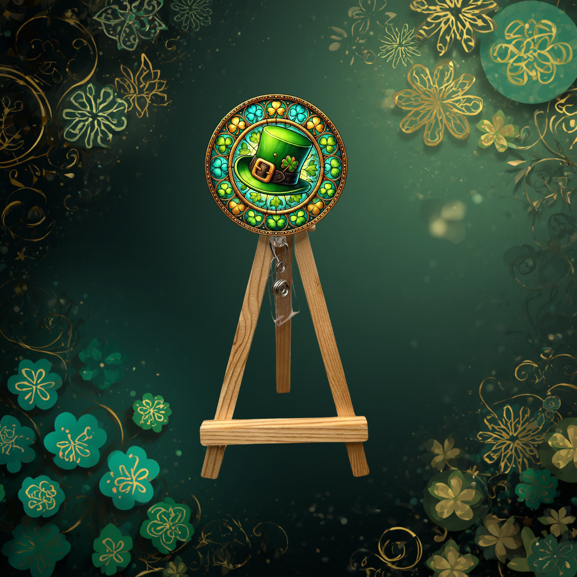Lucky Charm Badge Pull for St. Patrick’s Day