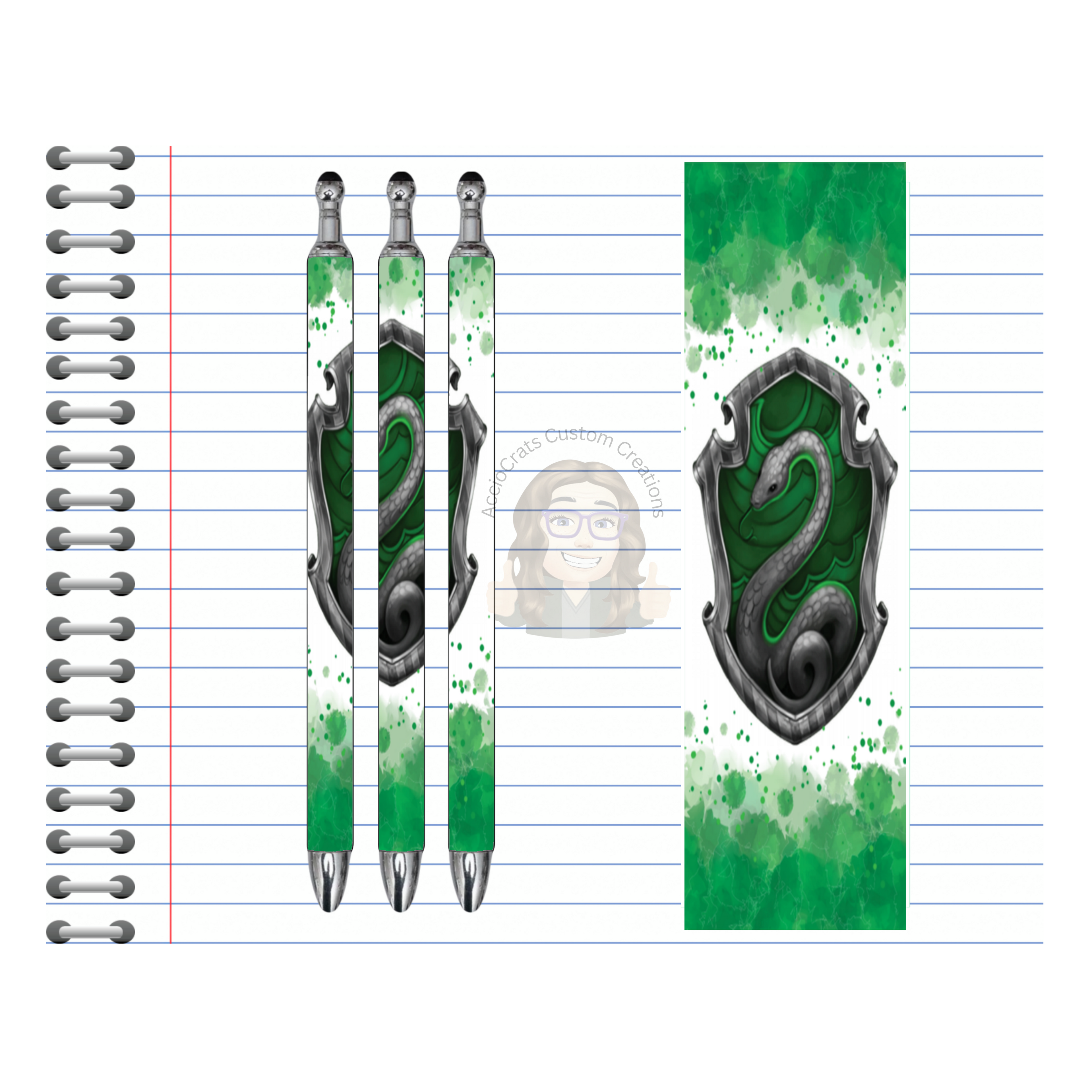 Refillable Pens, Wizard Images. Write with a little magic! ✨🪄Multiple options and Images available.