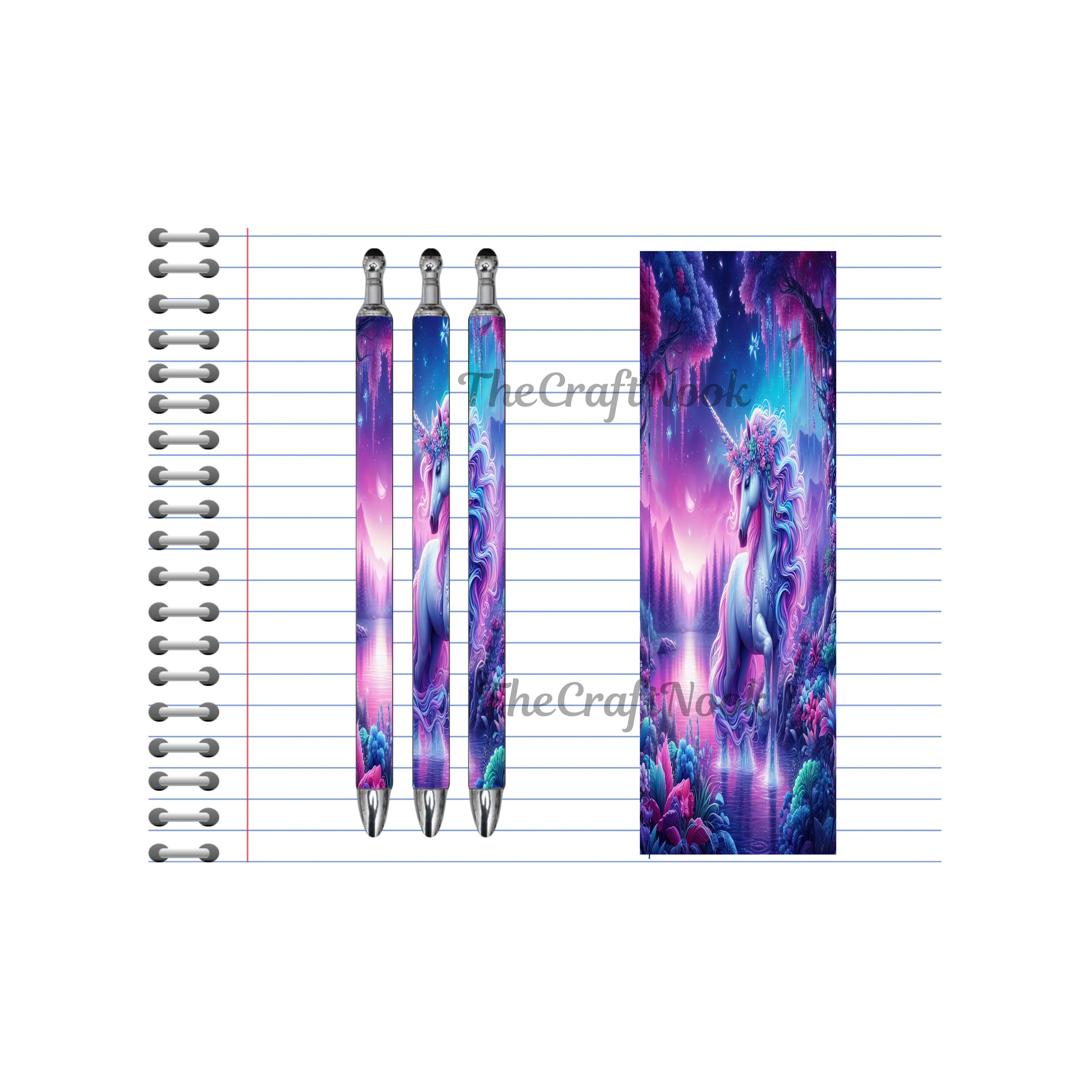 Refillable Pens, Unicorn Images multiple options and Images available.