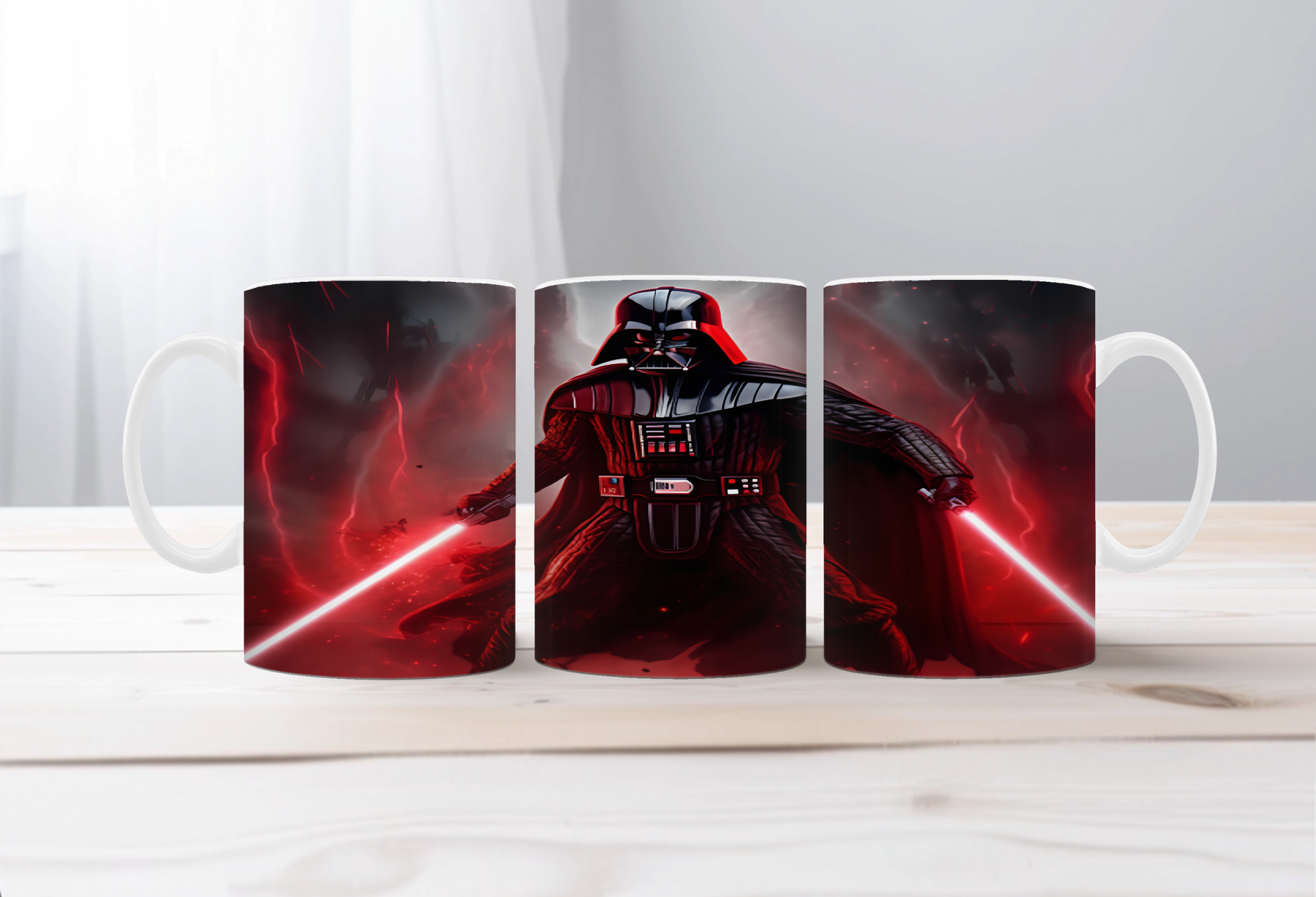 Vader image Coffee Mugs. Start your morning on the Dark Side — in the best way.