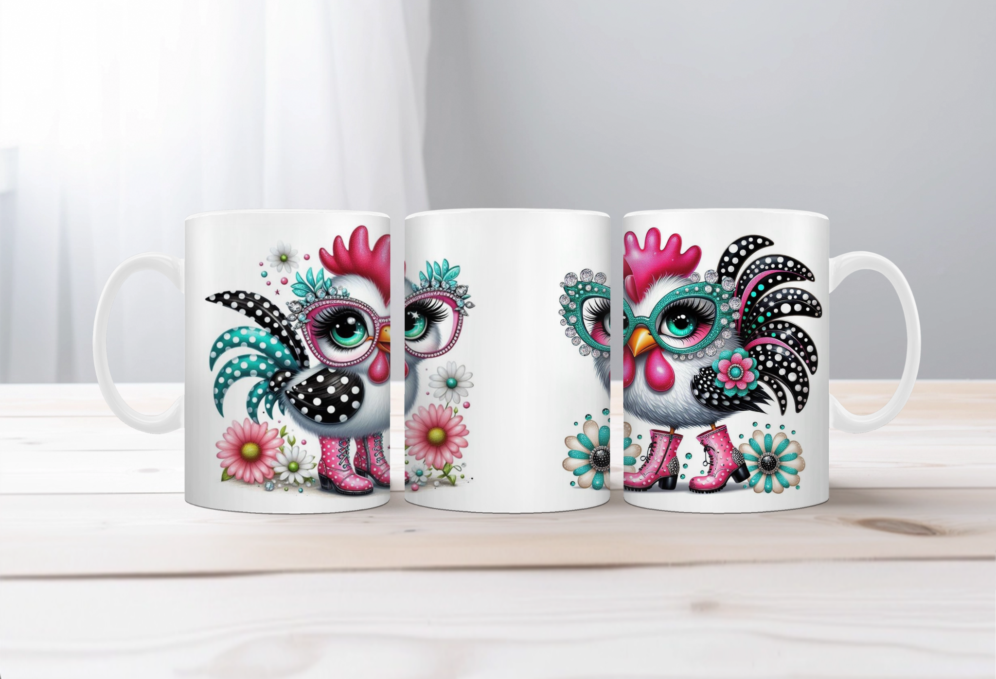 Country Coop Chicken Mug