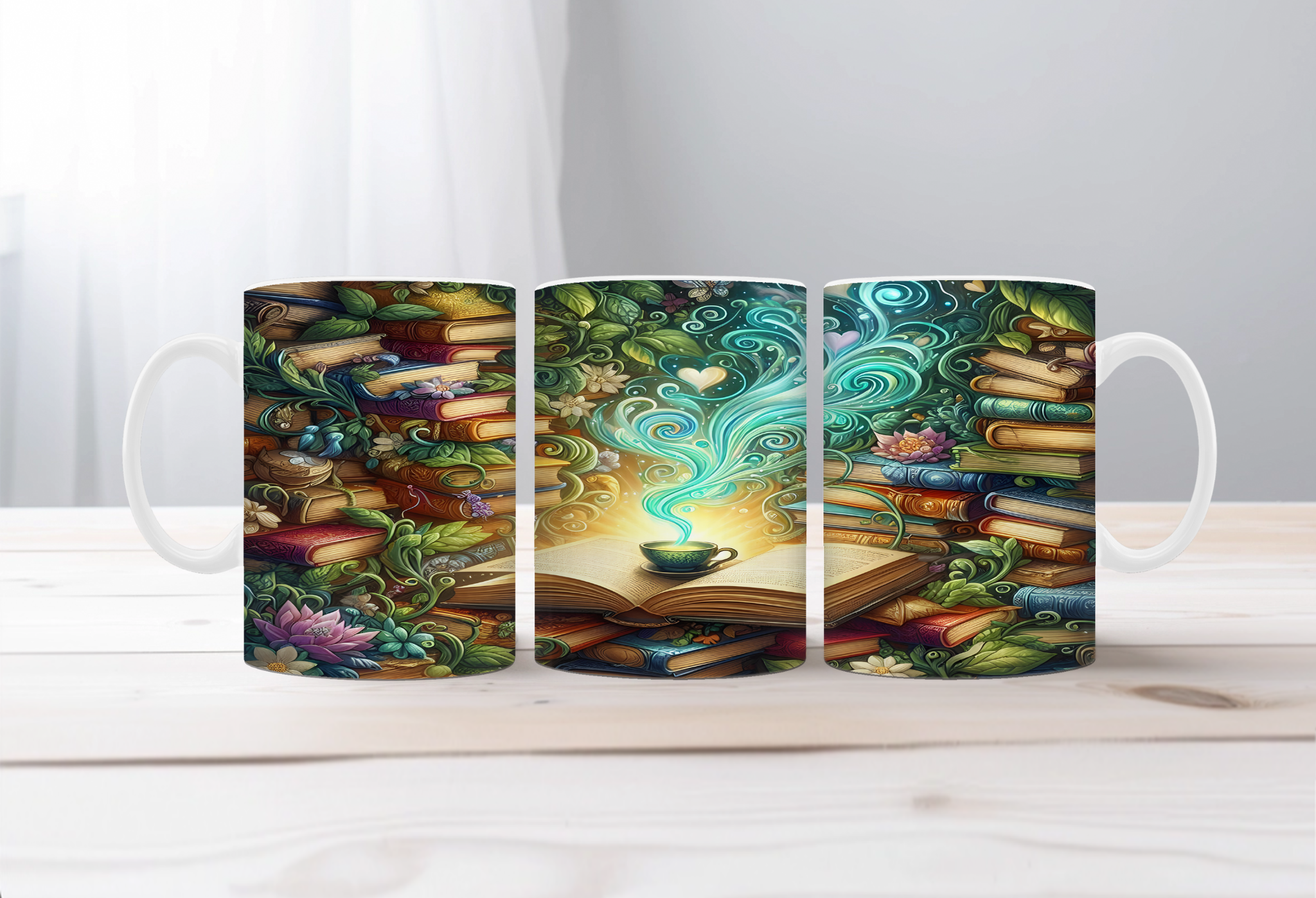 Chapter Sips Book Lover Mug. Two Sizes and Multiple images to choose from.