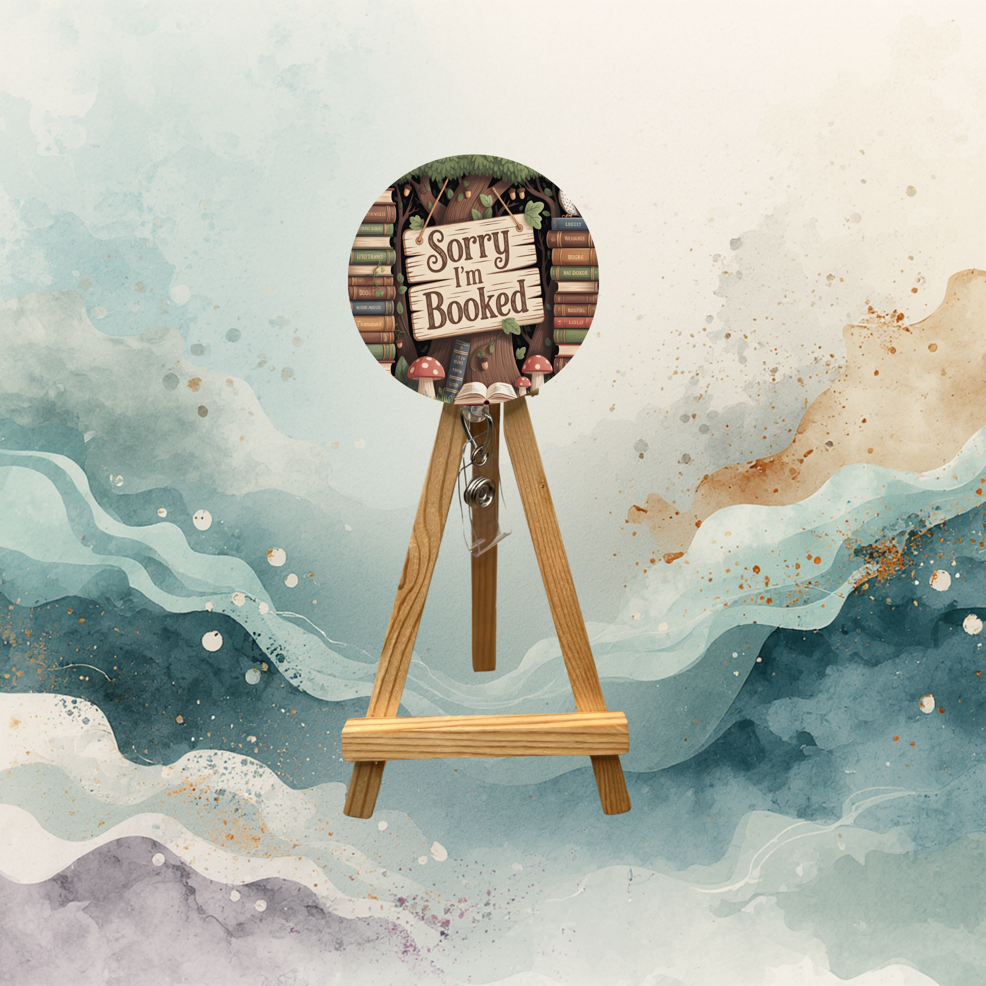 Once Upon a Badge Pull Book Themed. Multiple Images available.