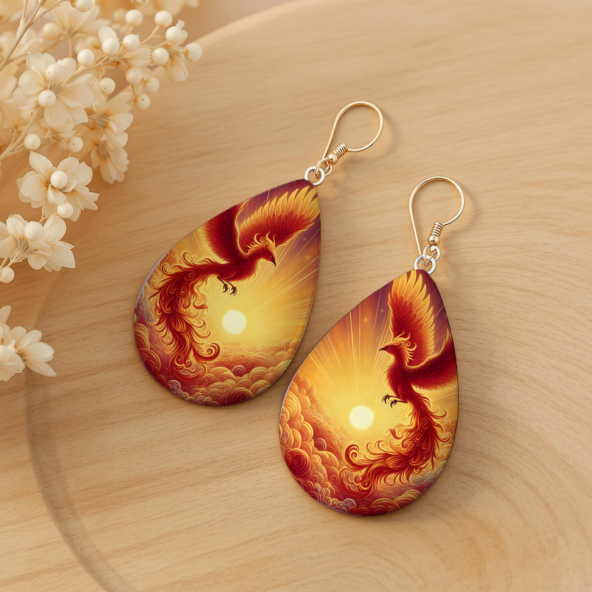 Phoenix Teardrop Earrings