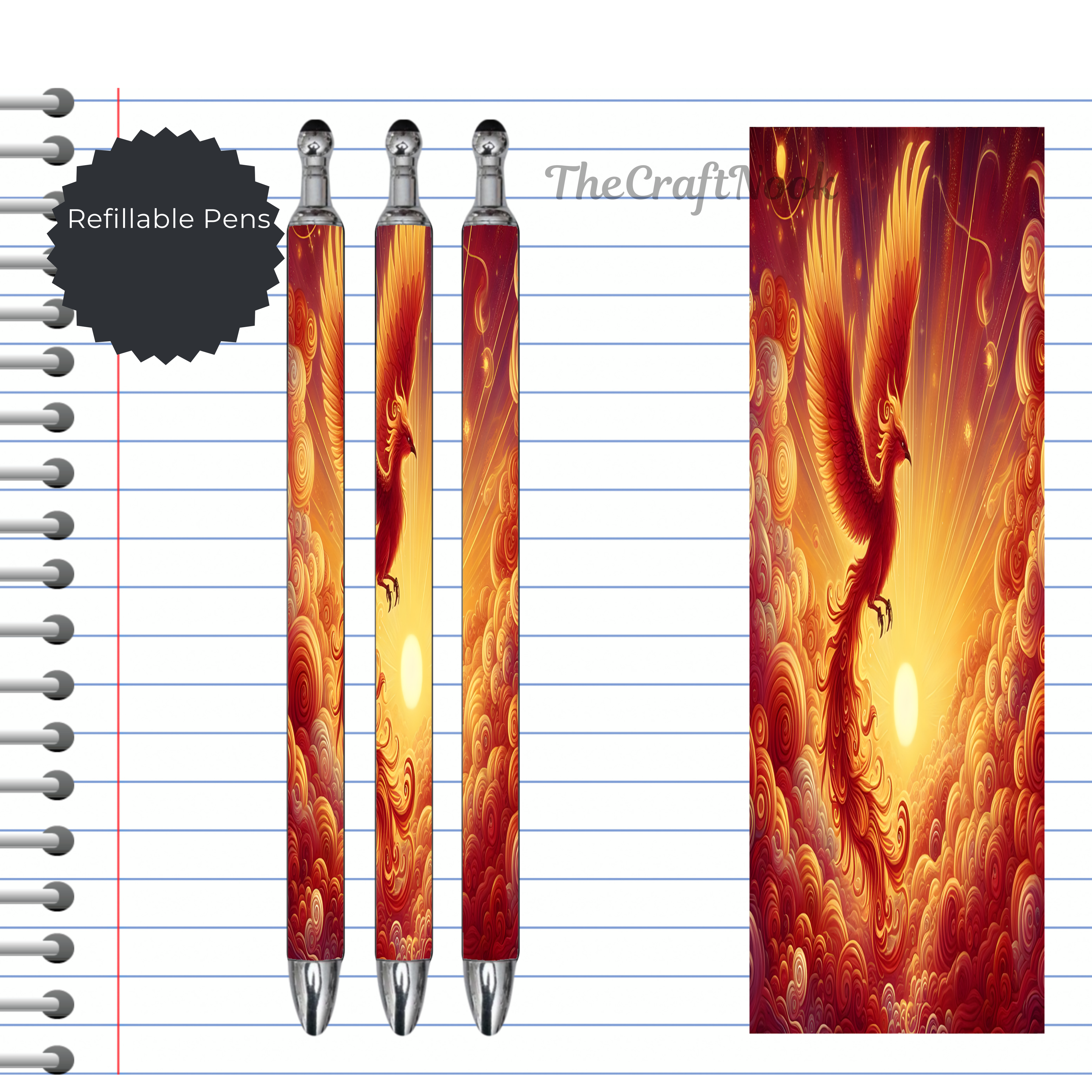 Phoenix Refillable Pens, multiple options and Images available.