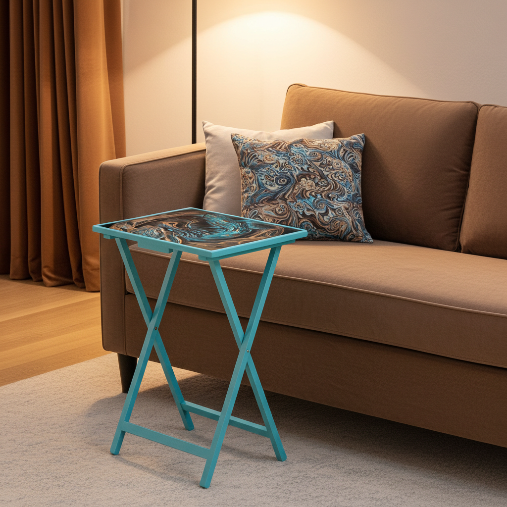 Dragon Foldable Wooden TV Tray or Bed tray/lap Desk, Add a little fire to your day. 2 Sizes and Multiple Images Available.