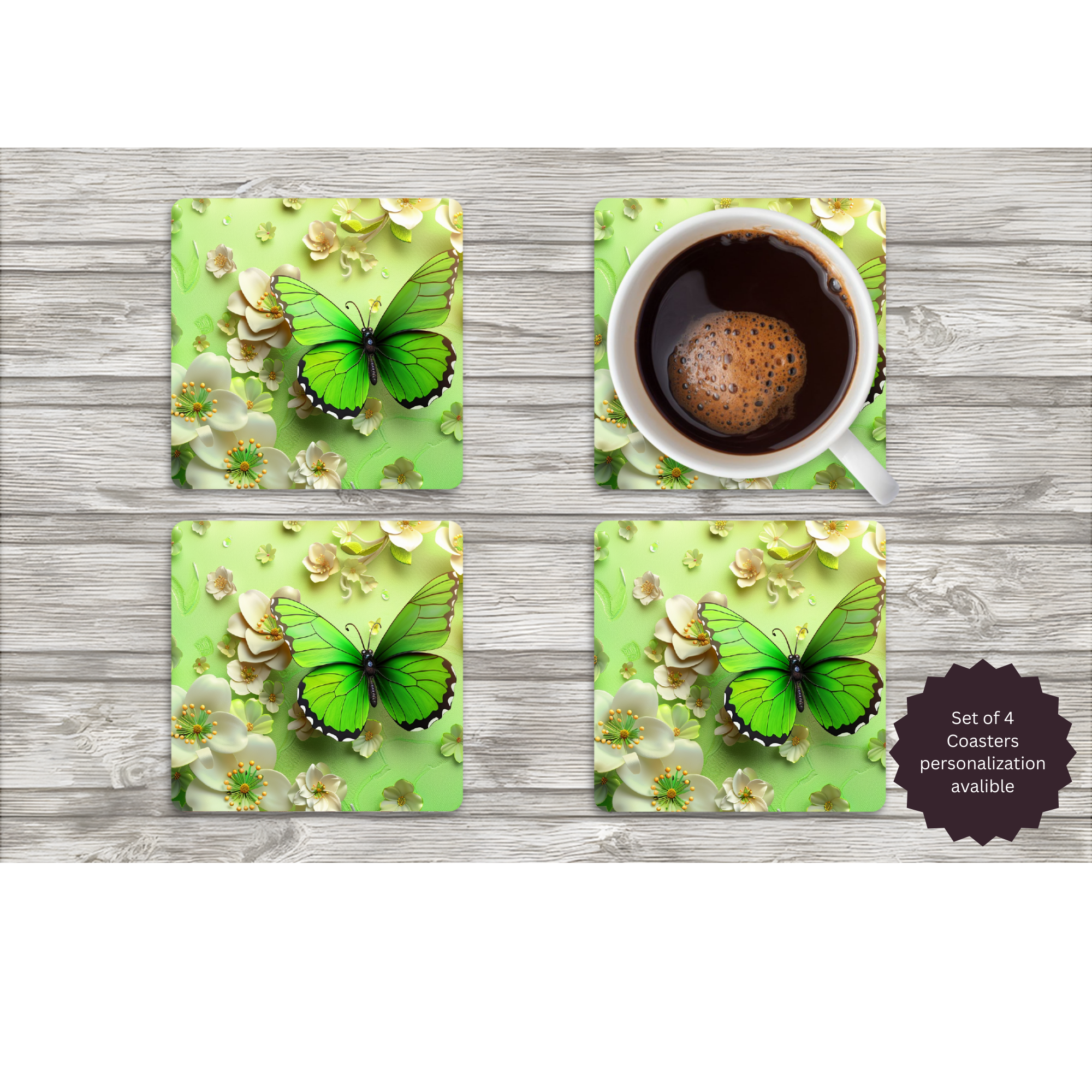 Butterfly Coasters