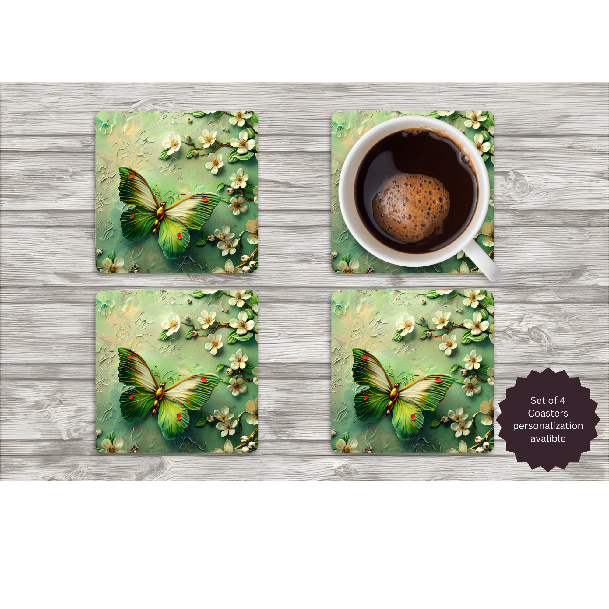 Butterfly Coasters