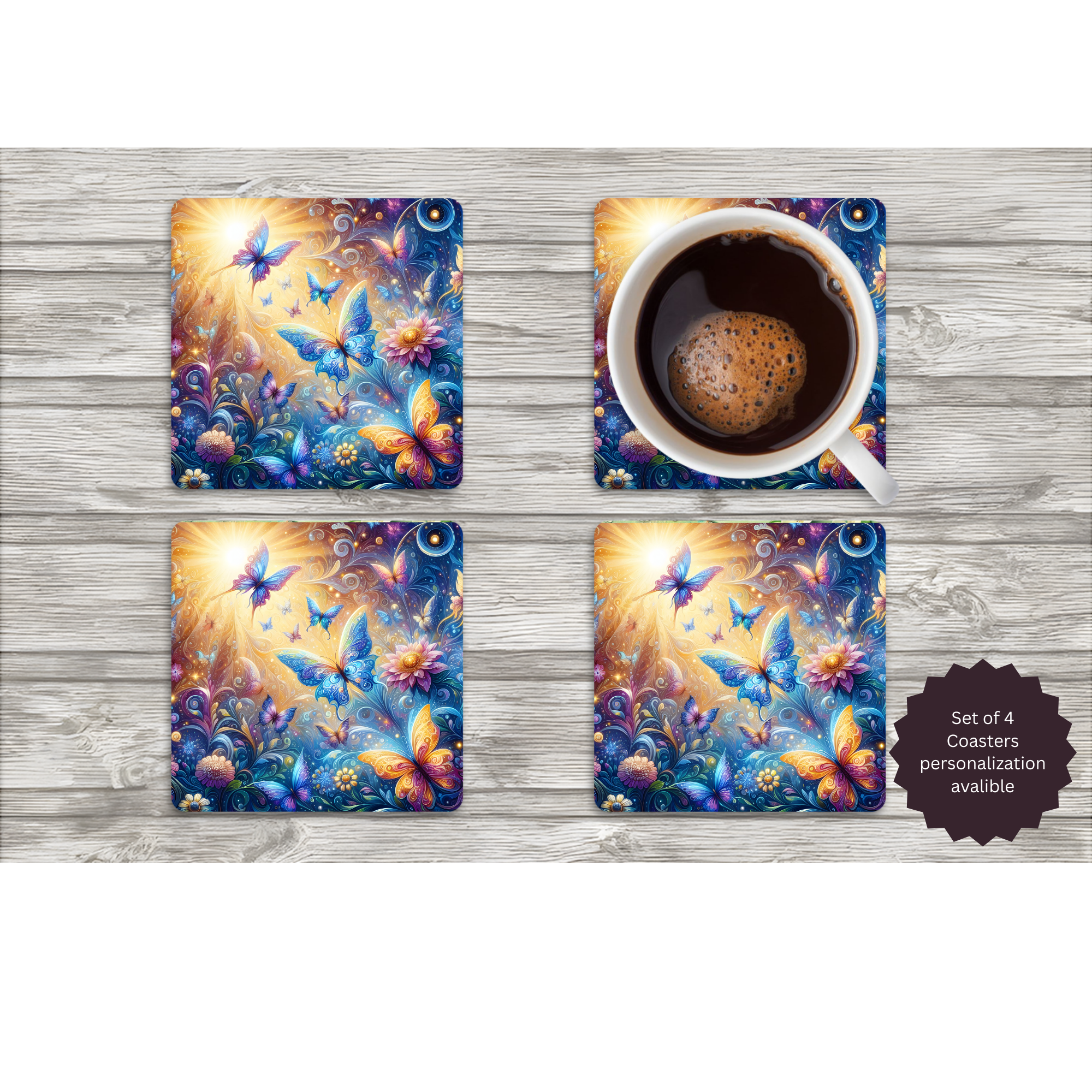 Butterfly Coasters