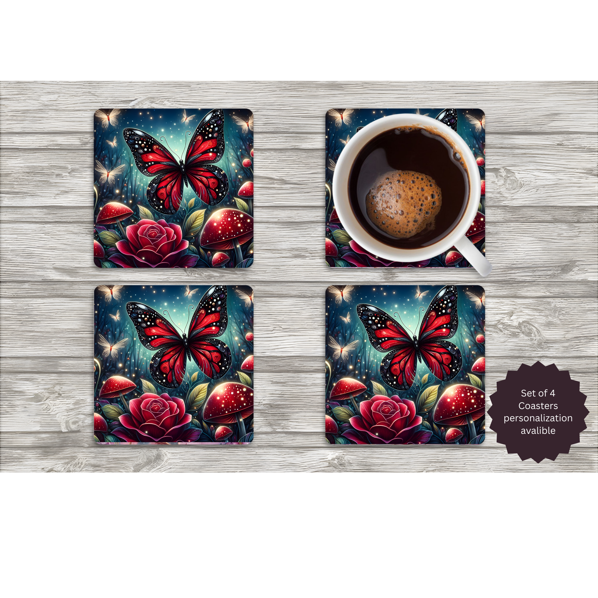Butterfly Coasters
