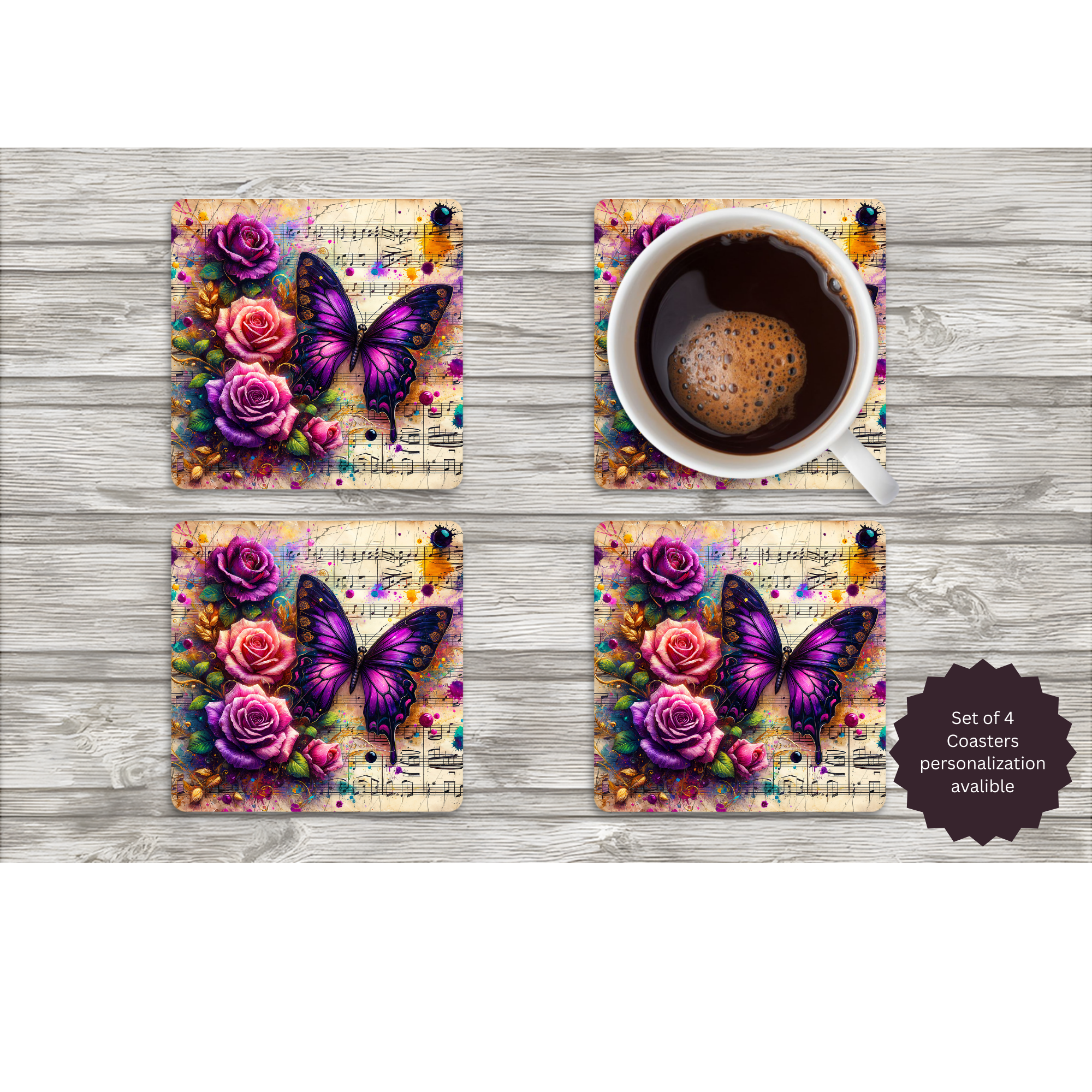 Butterfly Coasters