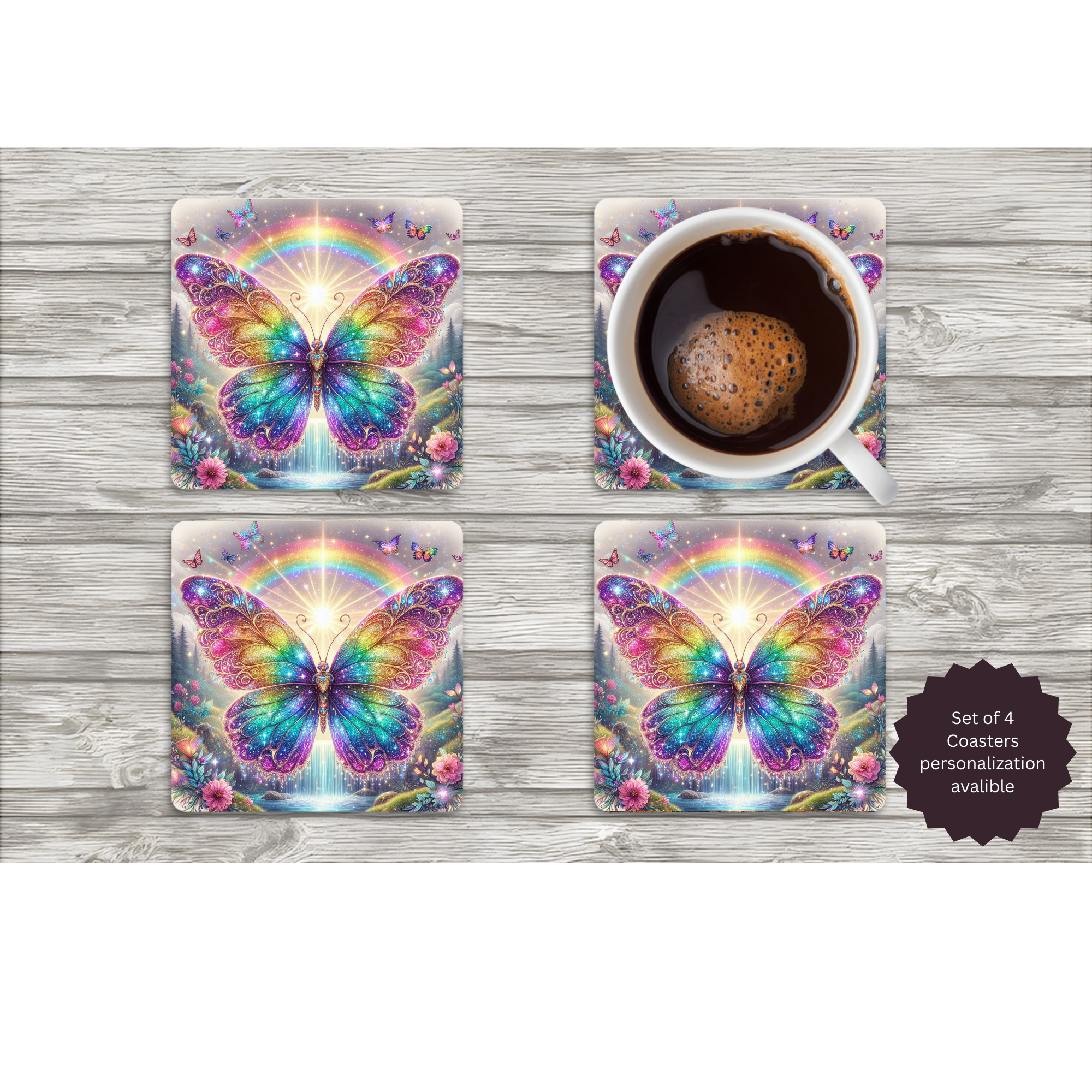 Butterfly Coasters