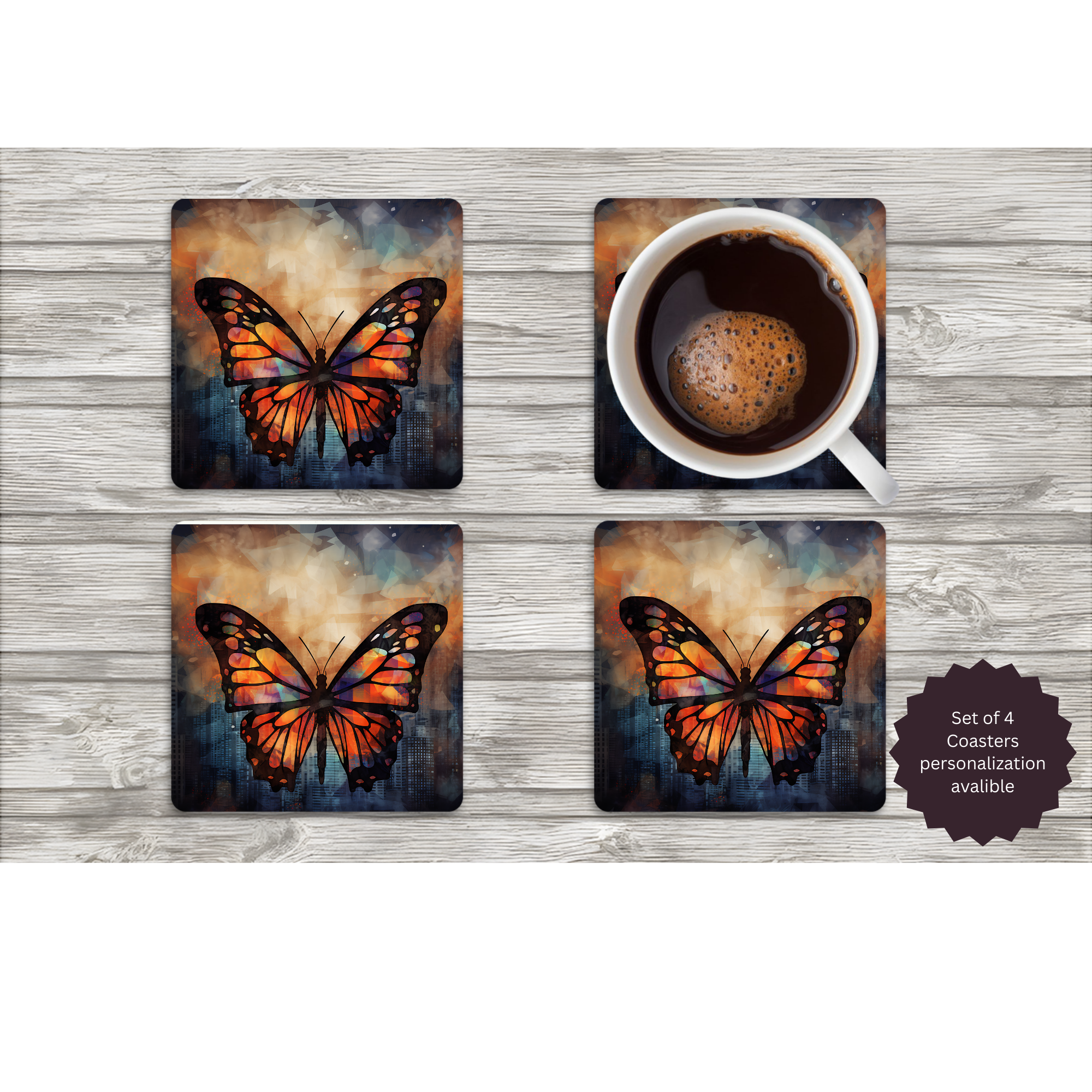 Butterfly Coasters