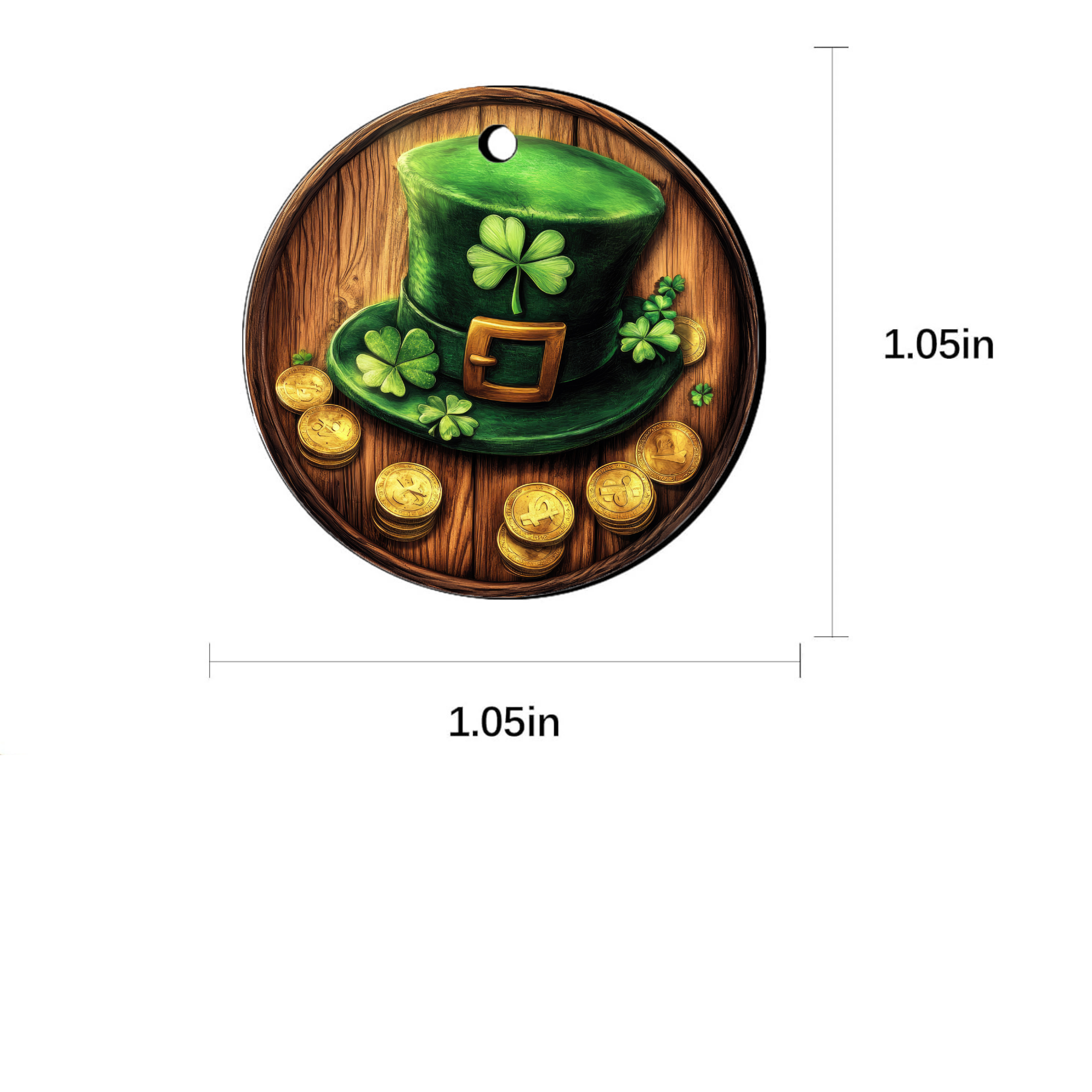 Leprechaun Hat Lucky Charm Earrings