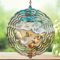Beach Aluminum Metal Wind Spinner, multiple images available.