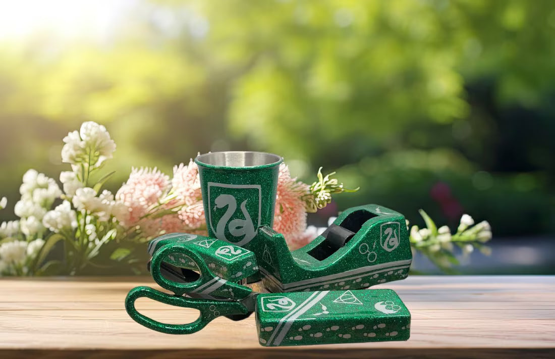 Snake House Glitter Desk Sets
