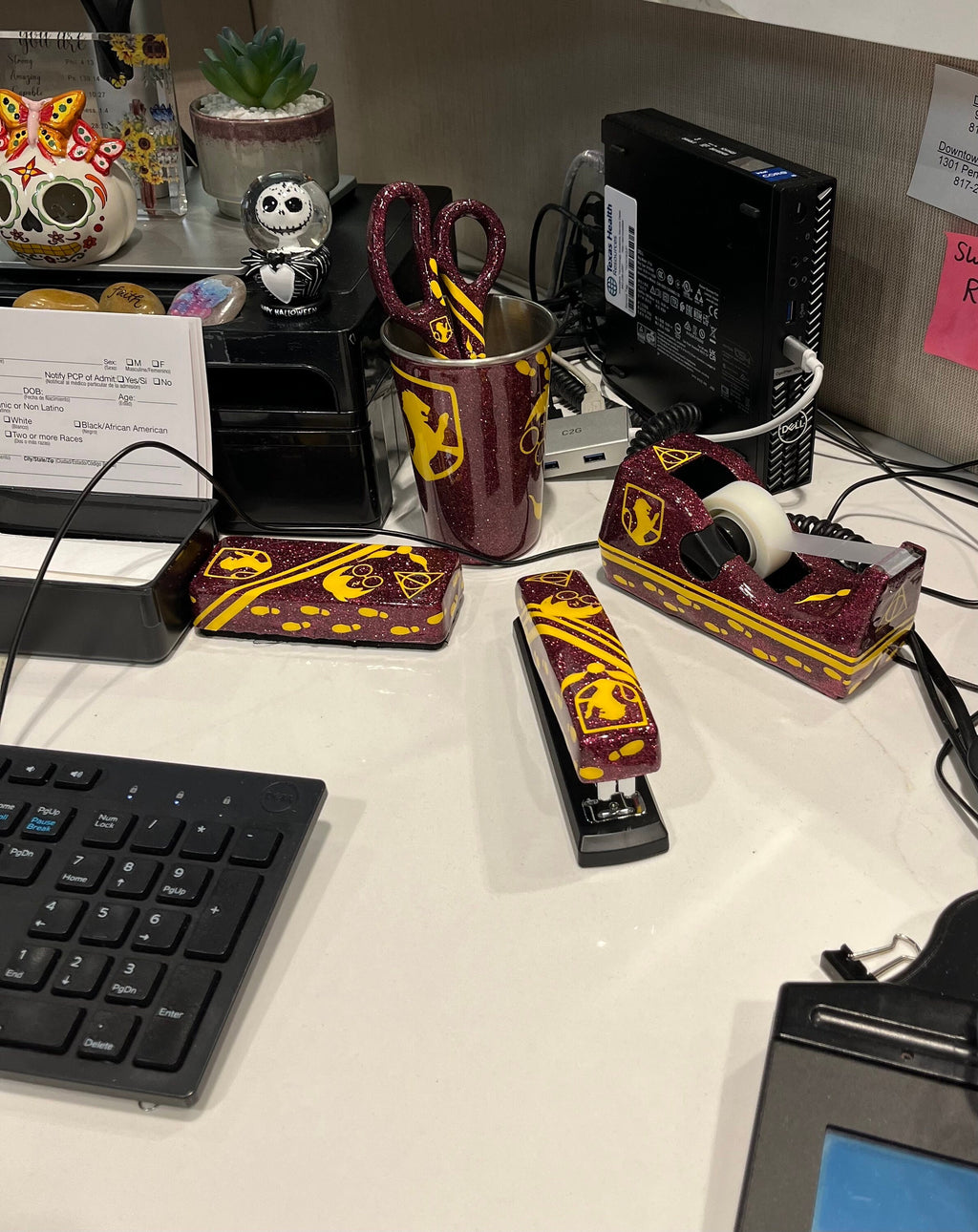 Lion House Desk Set
