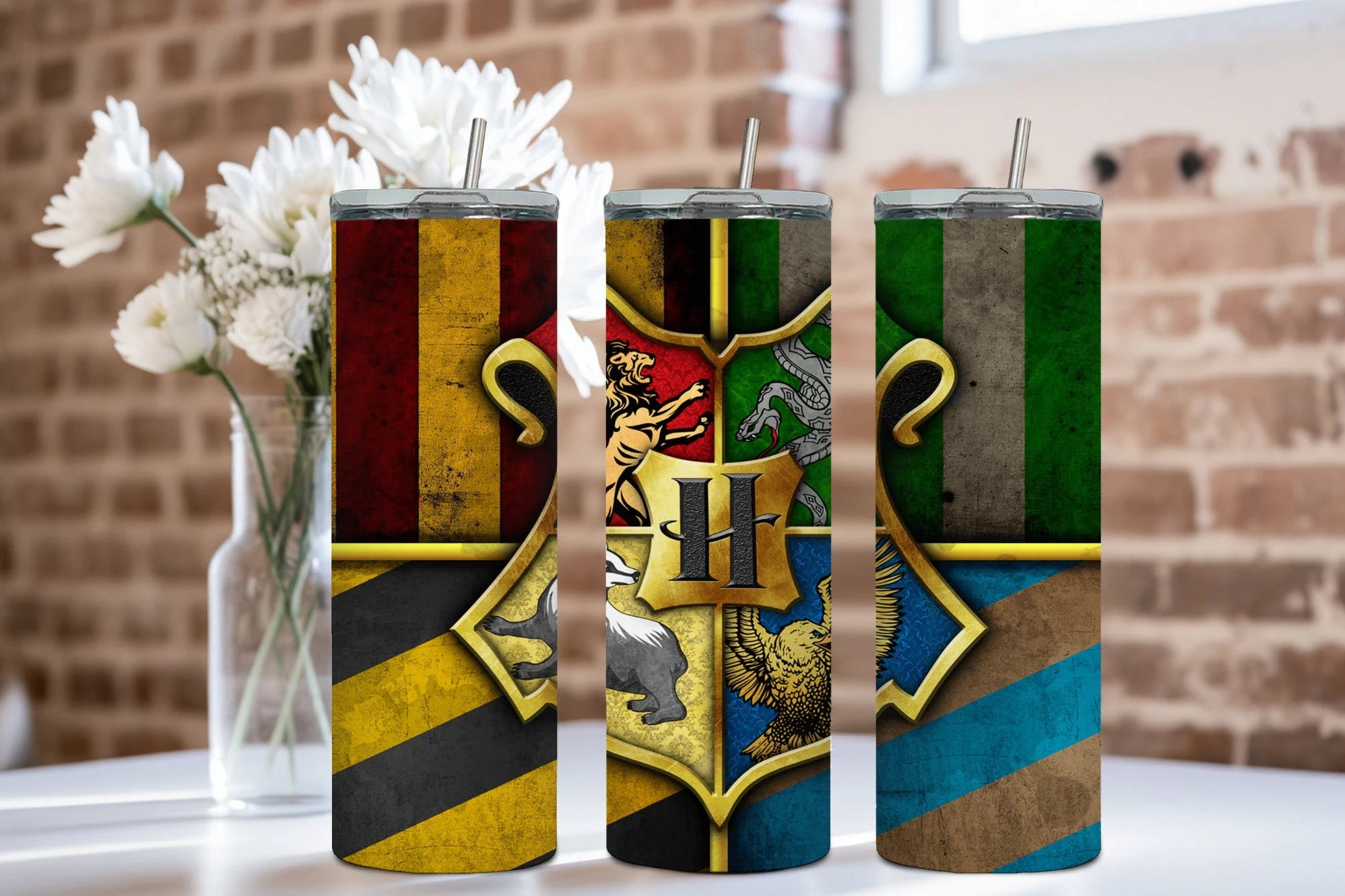 Wizard School Stainless Steel Tumblers and mugs Multiple Sizes and Images Available