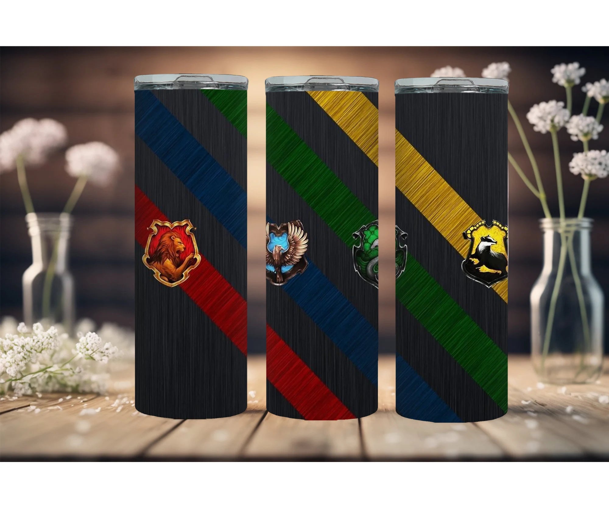 Wizard School Stainless Steel Tumblers and mugs Multiple Sizes and Images Available