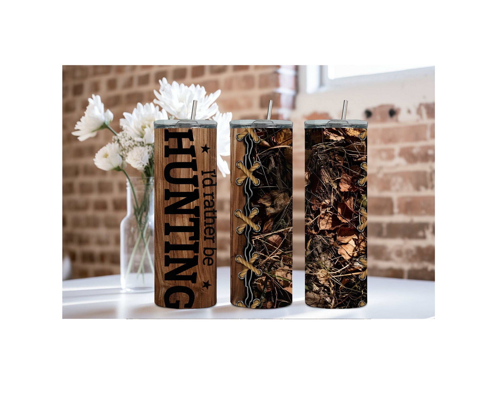 Wildlife, Hunting/ Fishing Stainless Steel Tumblers and Mugs Multiple Sizes and Images Available.