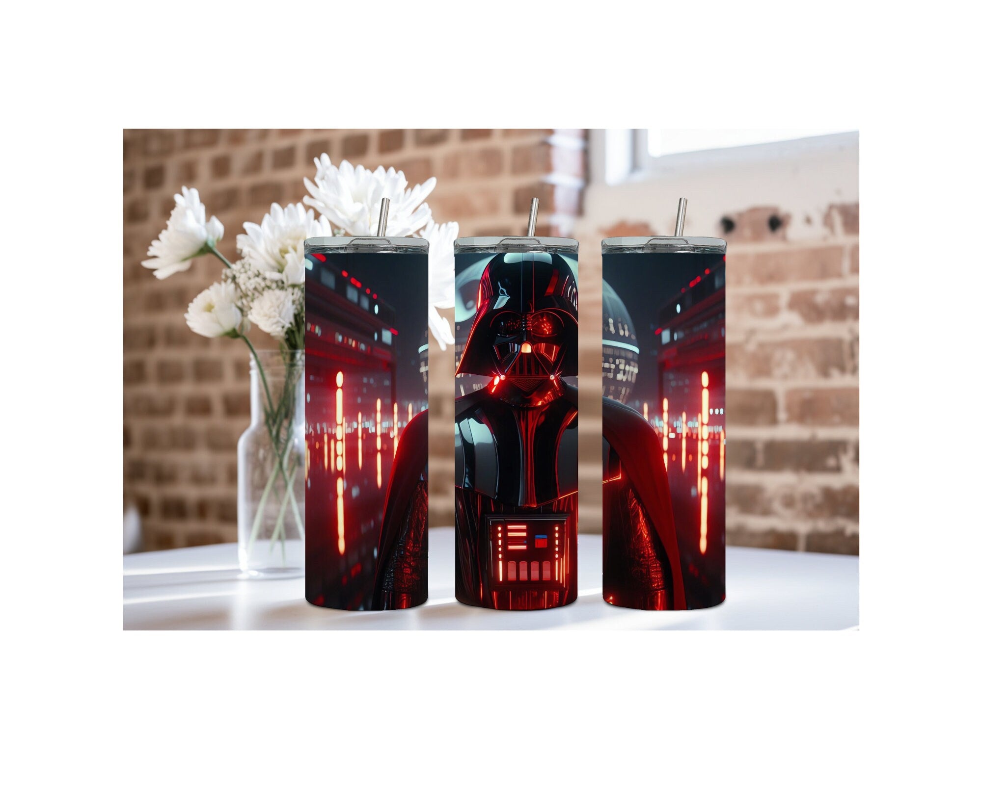 20 oz Vader Tumblers: Multiple images to choose from, Sip with the Dark Side