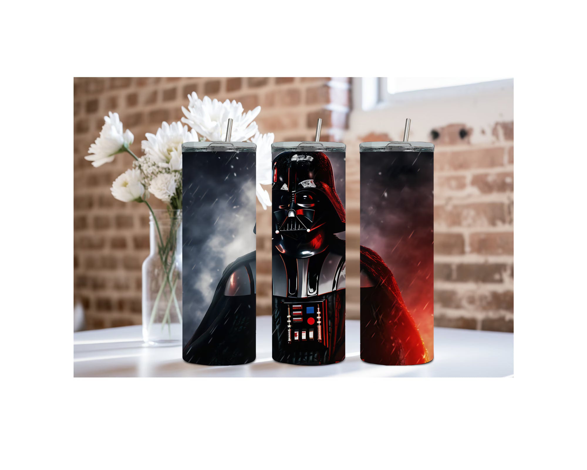 20 oz Vader Tumblers: Multiple images to choose from, Sip with the Dark Side