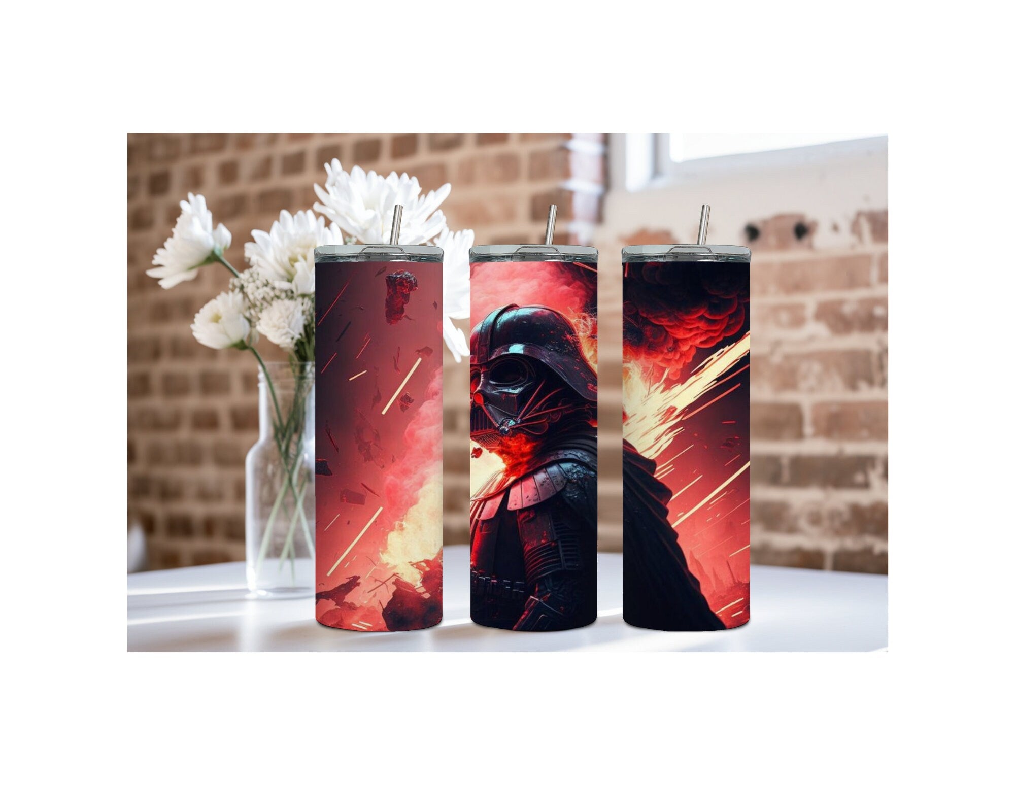 20 oz Vader Tumblers: Multiple images to choose from, Sip with the Dark Side