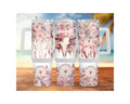 Western Boho cow Skull Stainless Steel Tumblers and mugs Multiple Sizes and Images Available