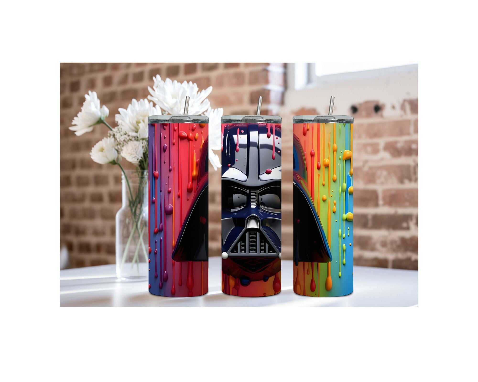 20 oz Vader Tumblers: Multiple images to choose from, Sip with the Dark Side