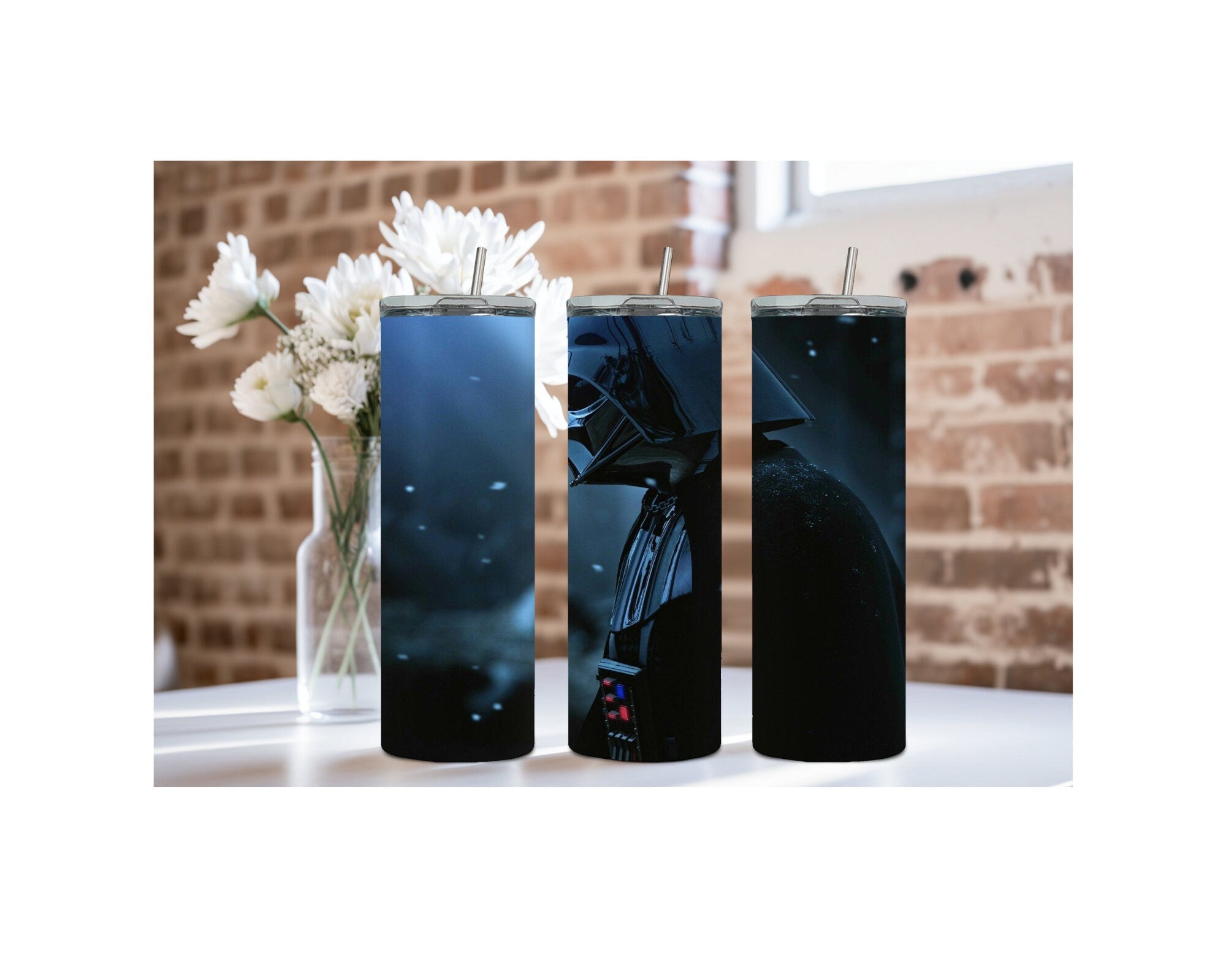 20 oz Vader Tumblers: Multiple images to choose from, Sip with the Dark Side