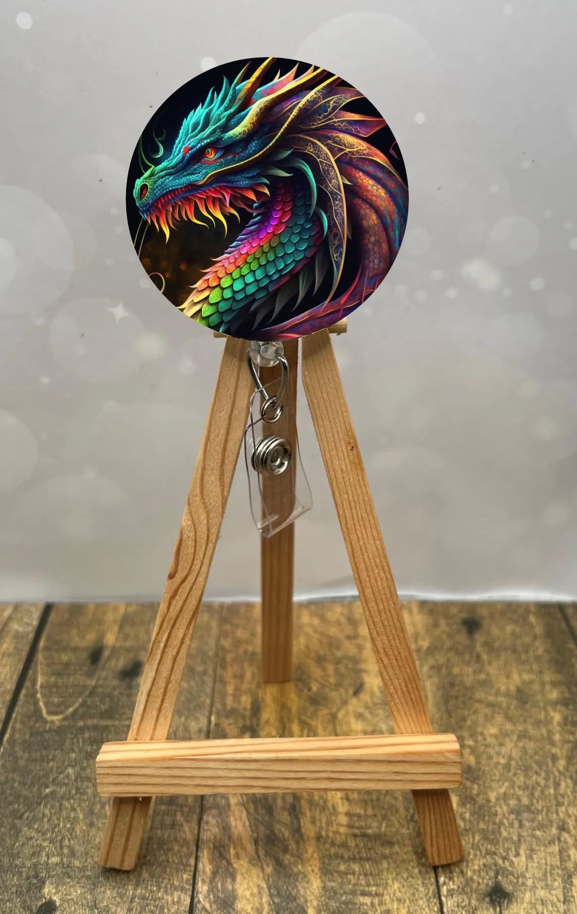 Dragon badge pulls. Bring a touch of fantasy to every shift with fierce, fun dragon designs. Multiple Images available. Add beads or shimmer glitter options.