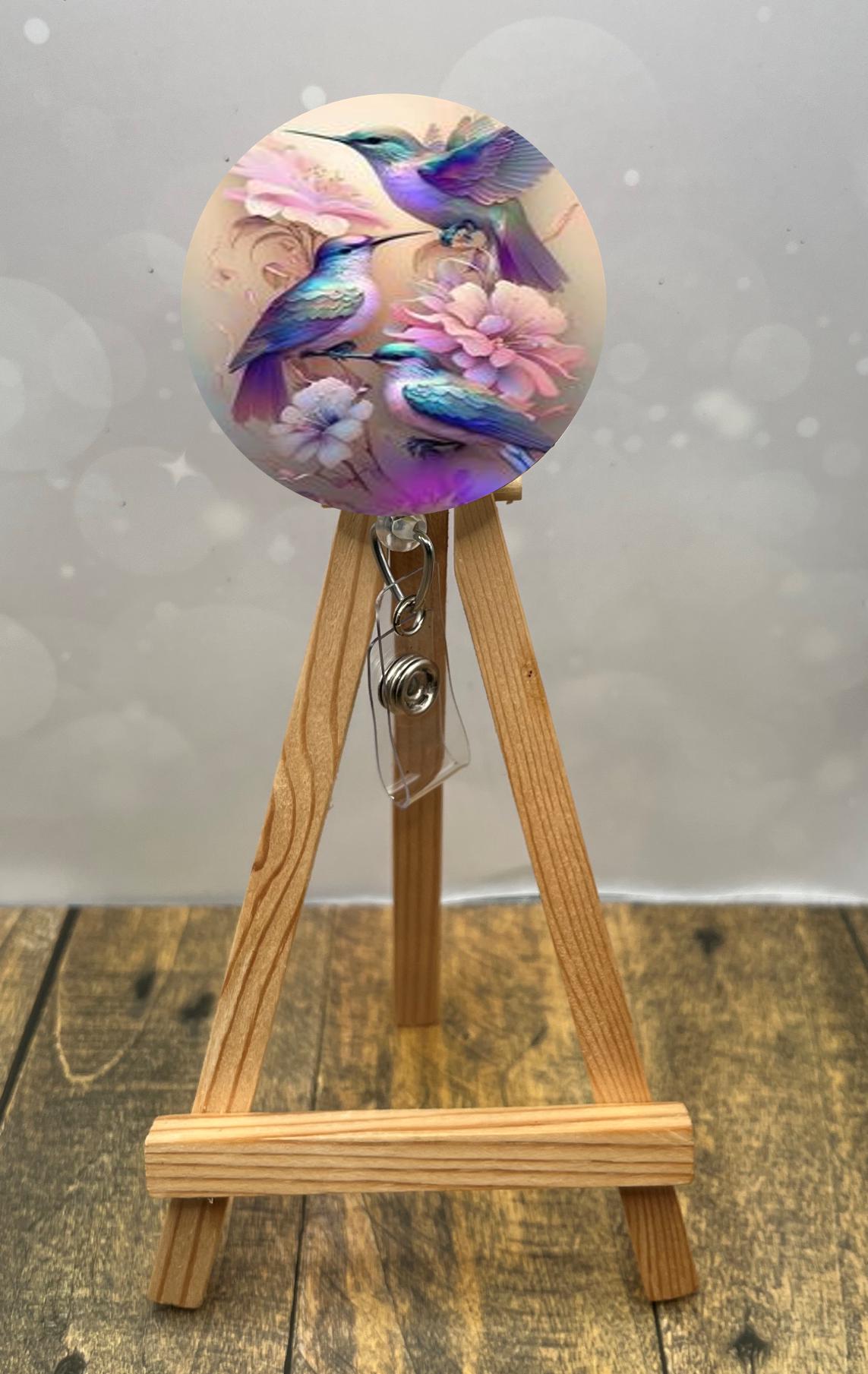 Hummingbird badge pulls. Let your shift bloom with beauty. 🌺✨Multiple Images available. Add beads or shimmer glitter options.