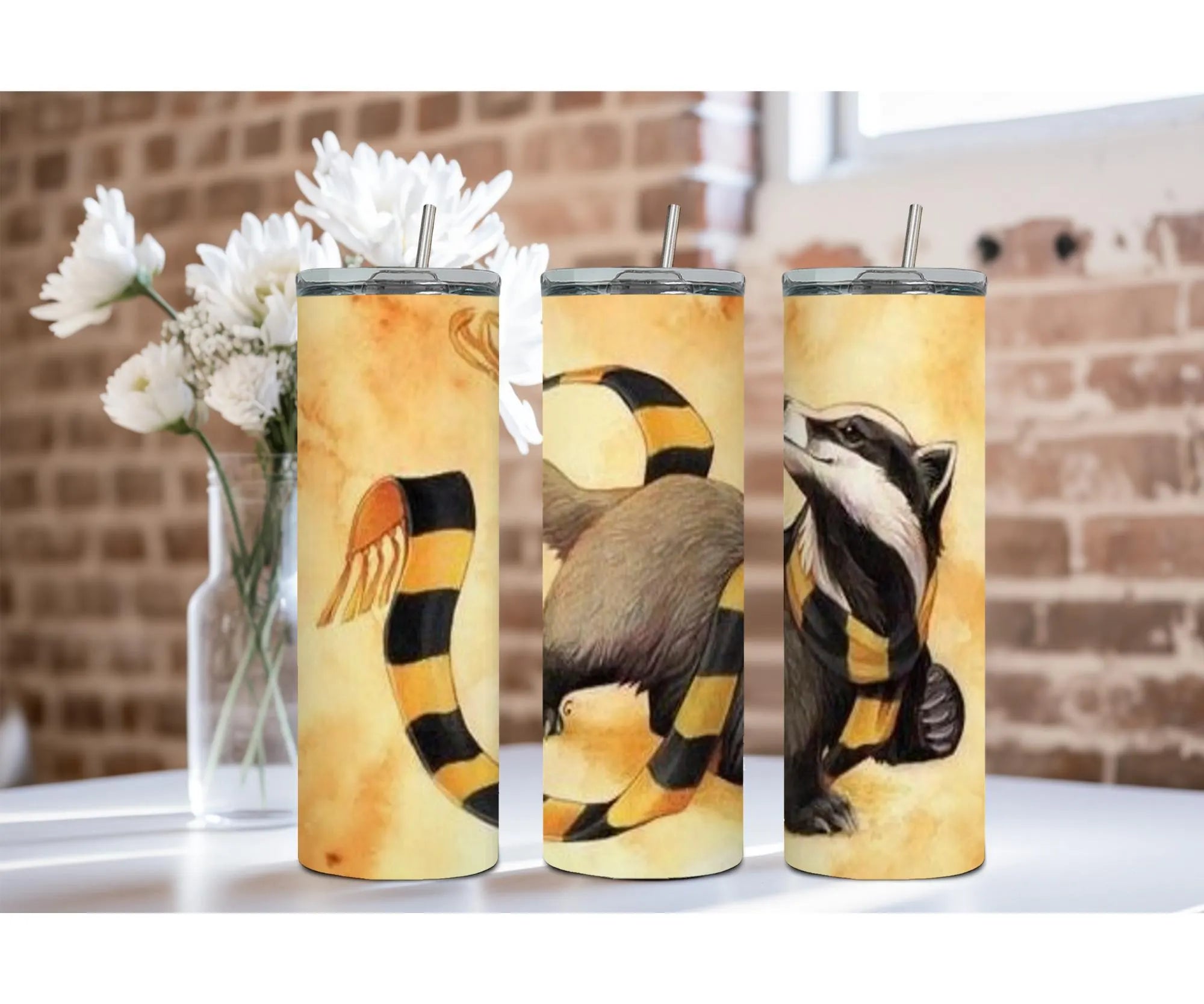 Badger House Pride Stainless Steel Tumblers and mugs Multiple Sizes and Images Available