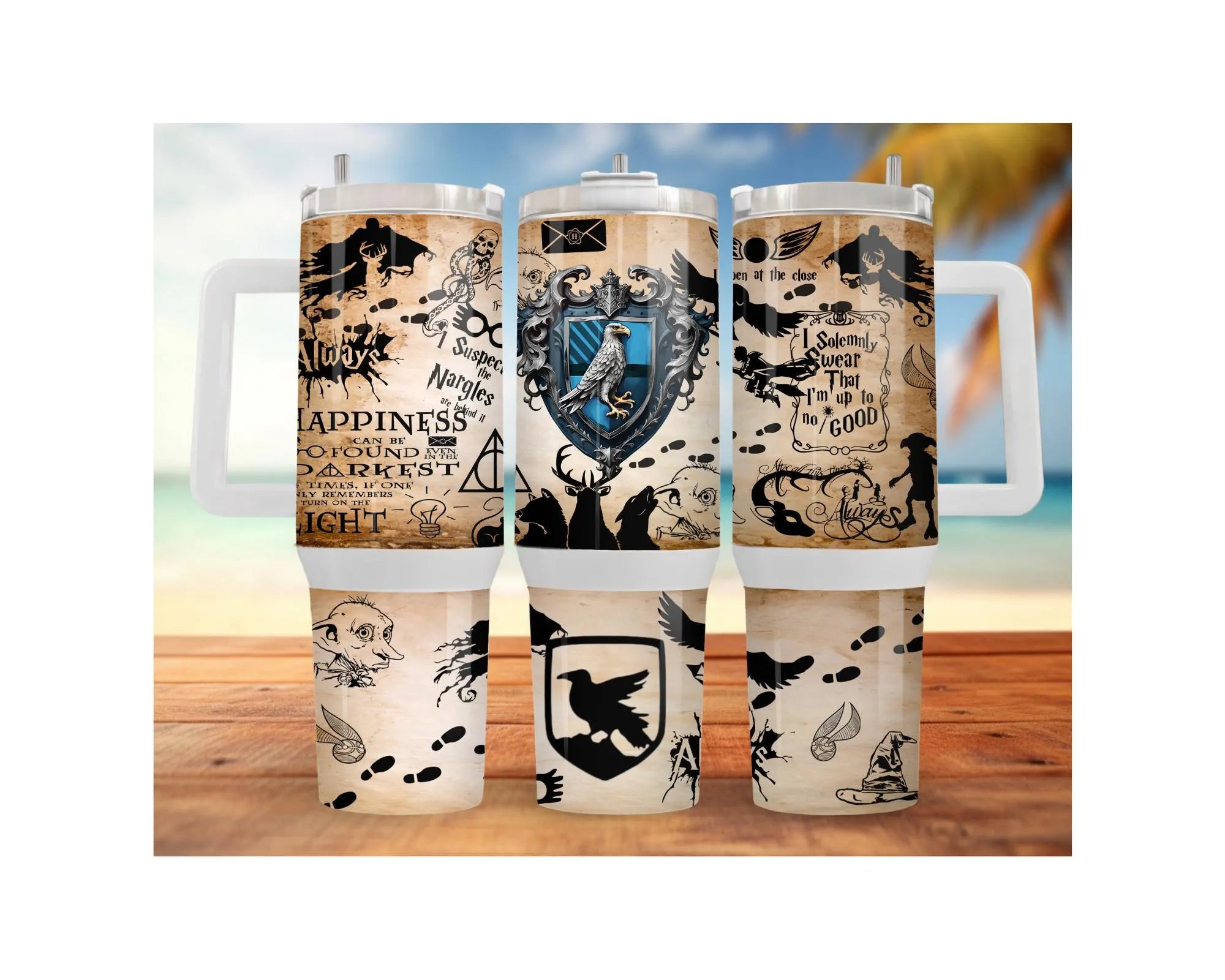 Eagle House Pride Stainless Steel Tumblers and mugs Multiple Sizes and Images Available