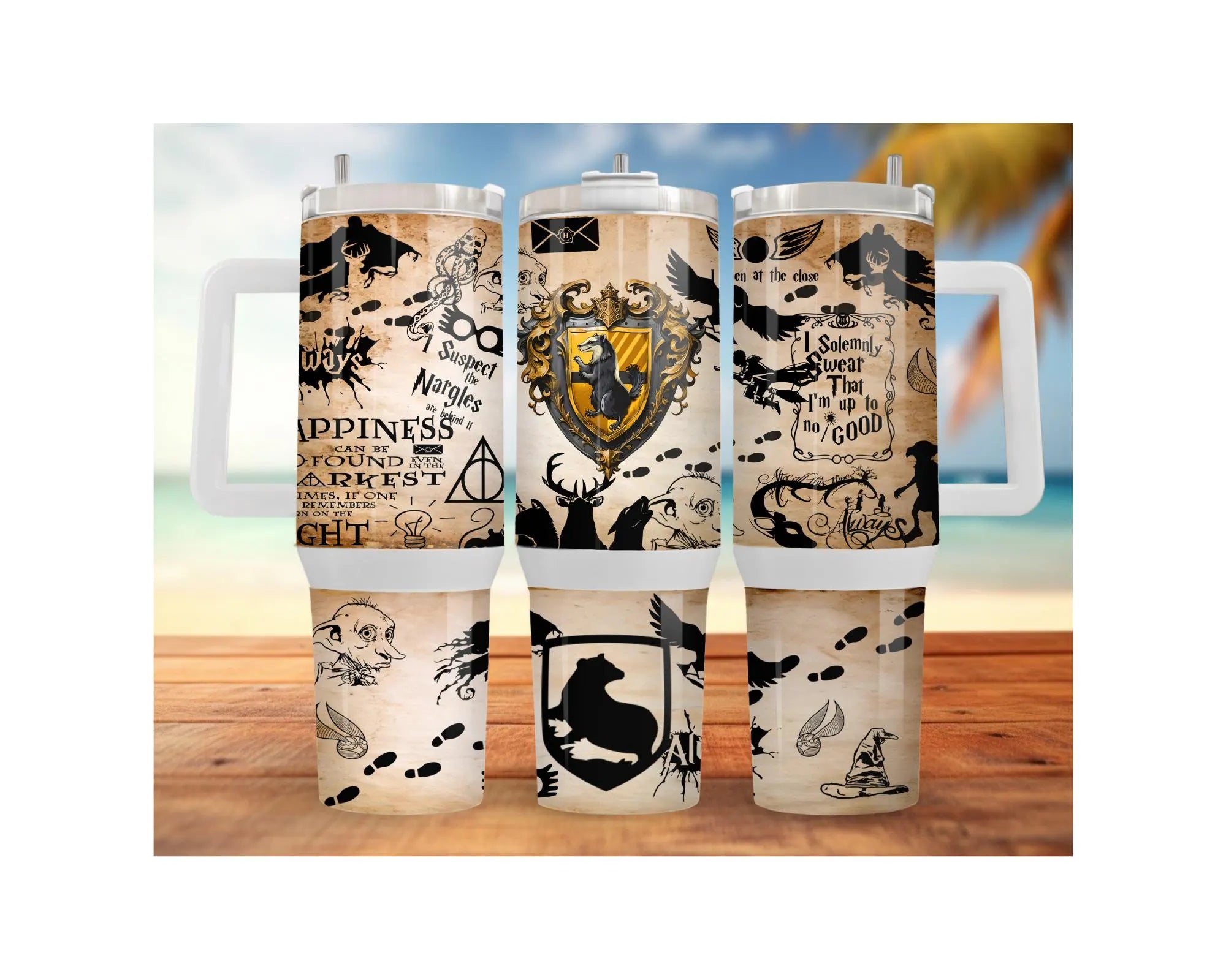 Badger House Pride Stainless Steel Tumblers and mugs Multiple Sizes and Images Available