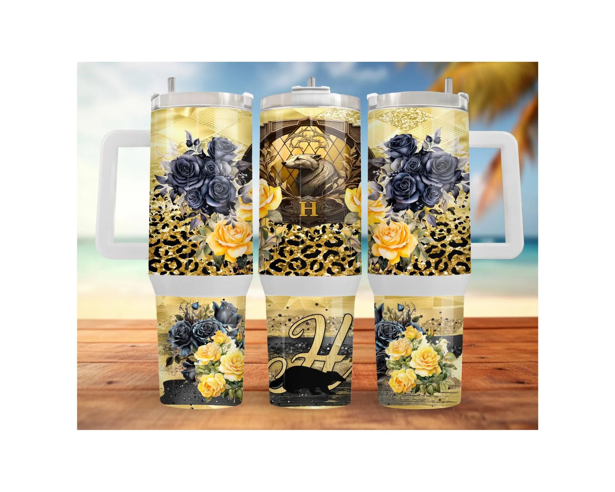 Badger House Pride Stainless Steel Tumblers and mugs Multiple Sizes and Images Available